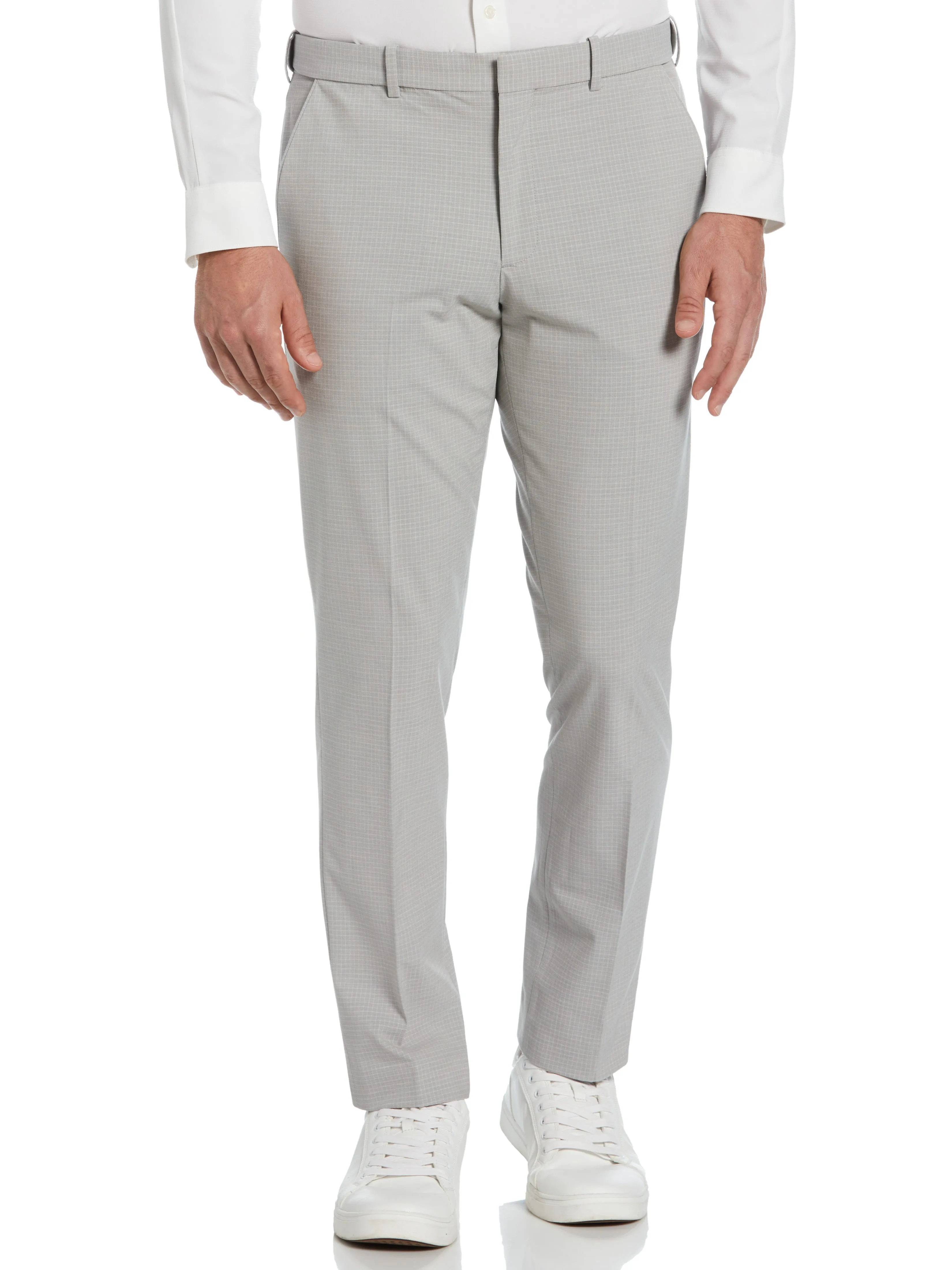 Slim Fit Subtle Micro Check Suit Pant sold by Perry Ellis product image thumbnail 3