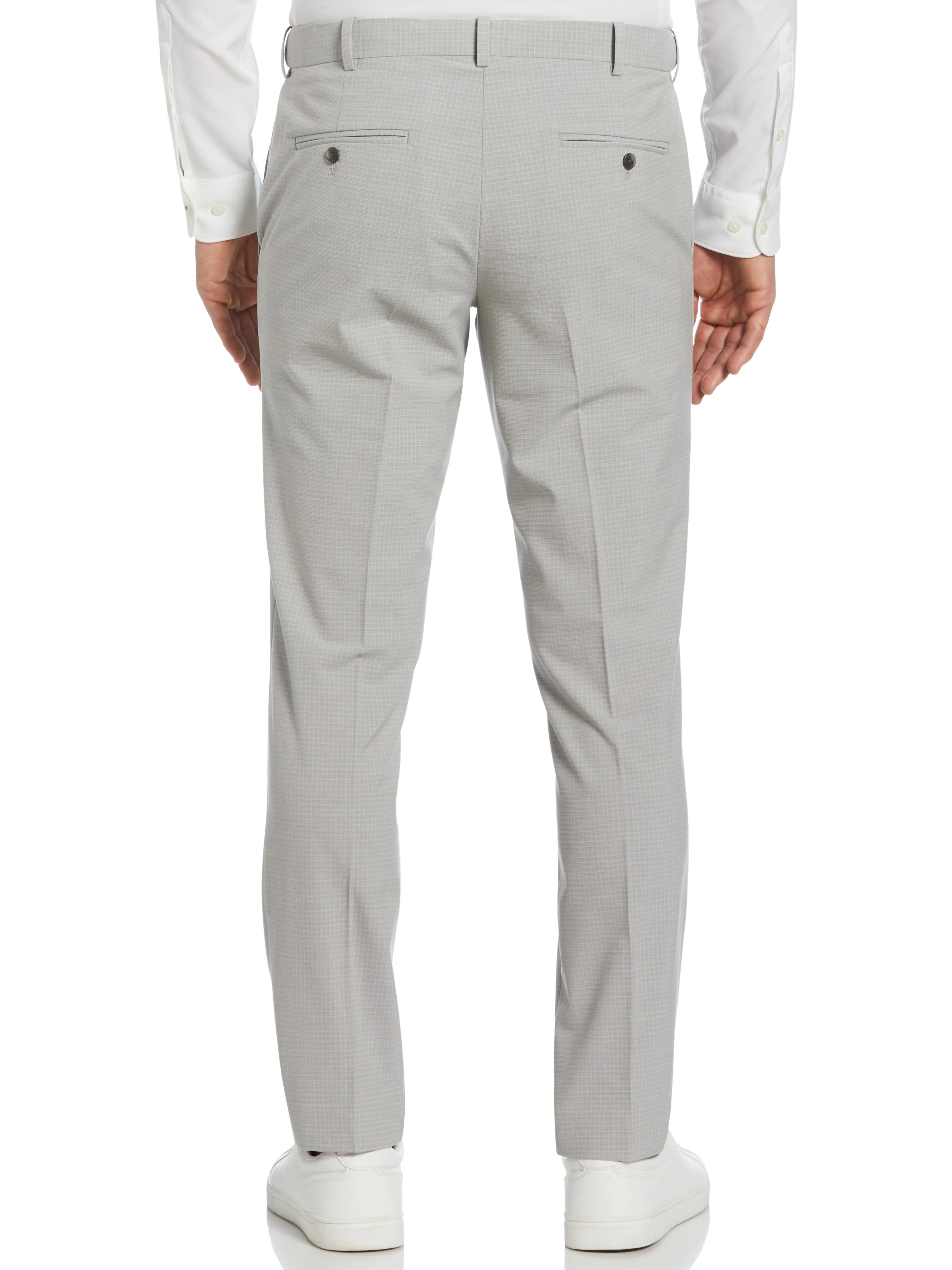 Slim Fit Subtle Micro Check Suit Pant sold by Perry Ellis product image thumbnail 2