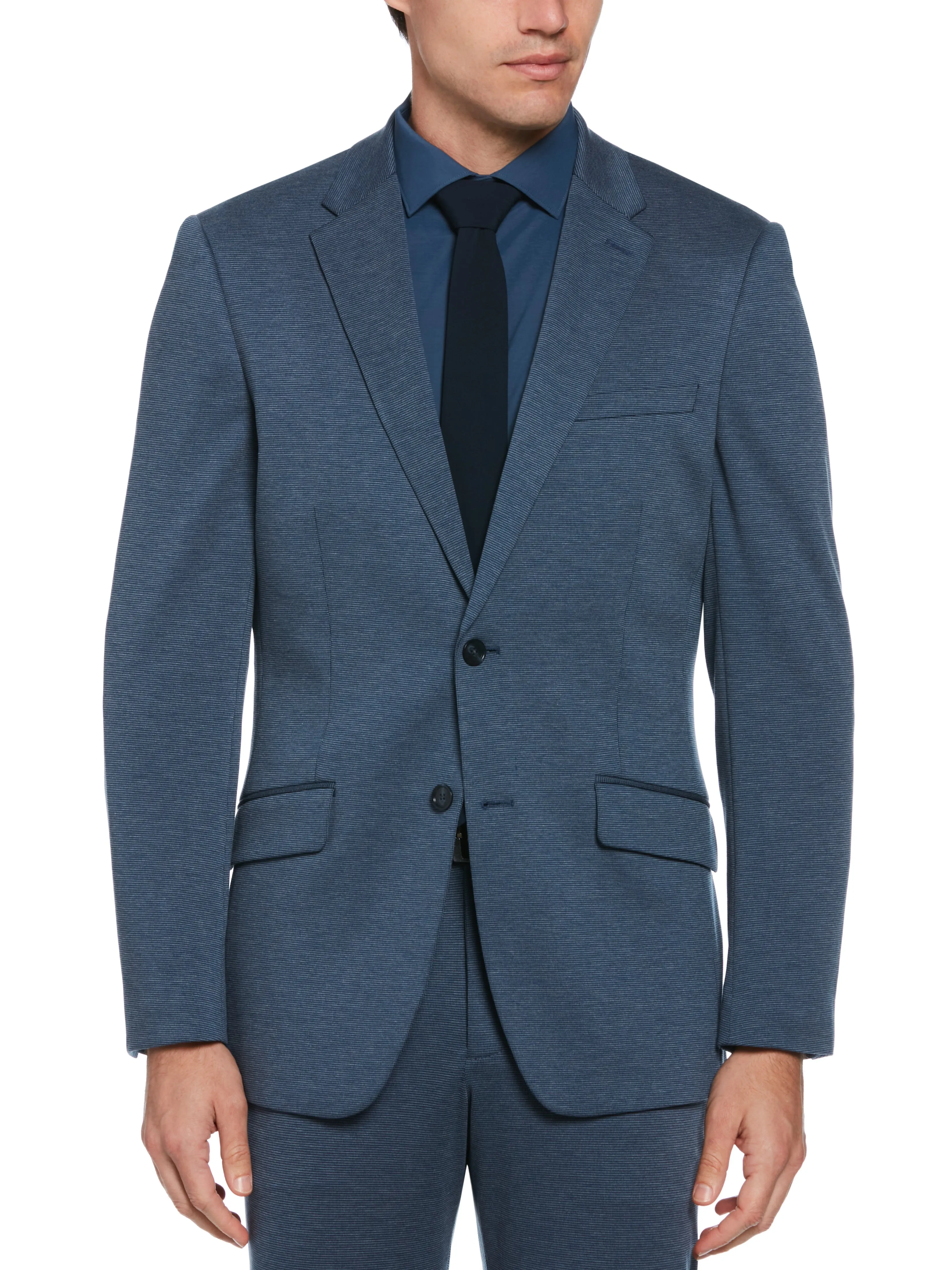 Slim Fit Neat Knit Suit Jacket sold by Perry Ellis