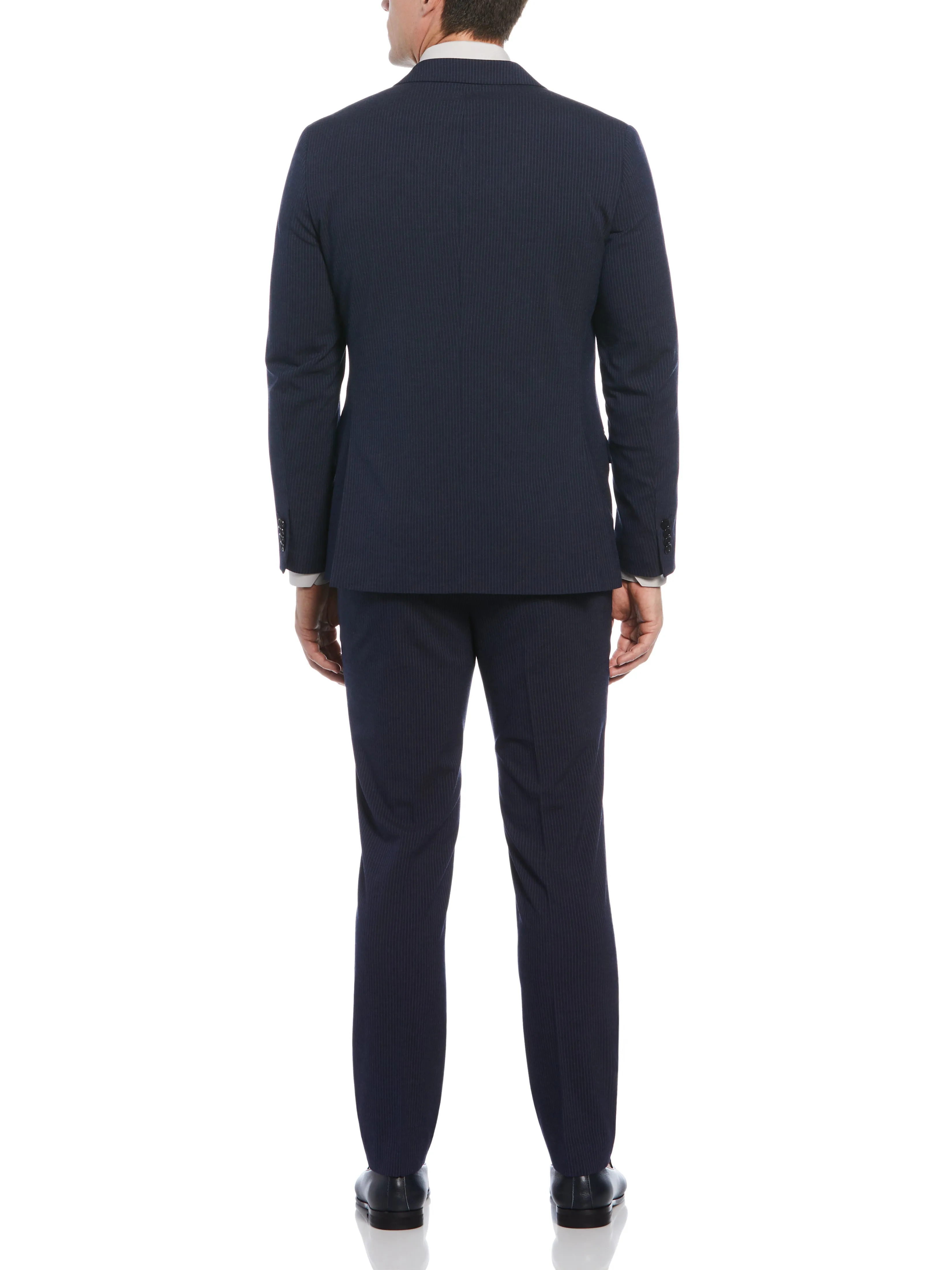 Slim Fit Double Breasted Pinstripe Suit Jacket sold by Perry Ellis product image thumbnail 5