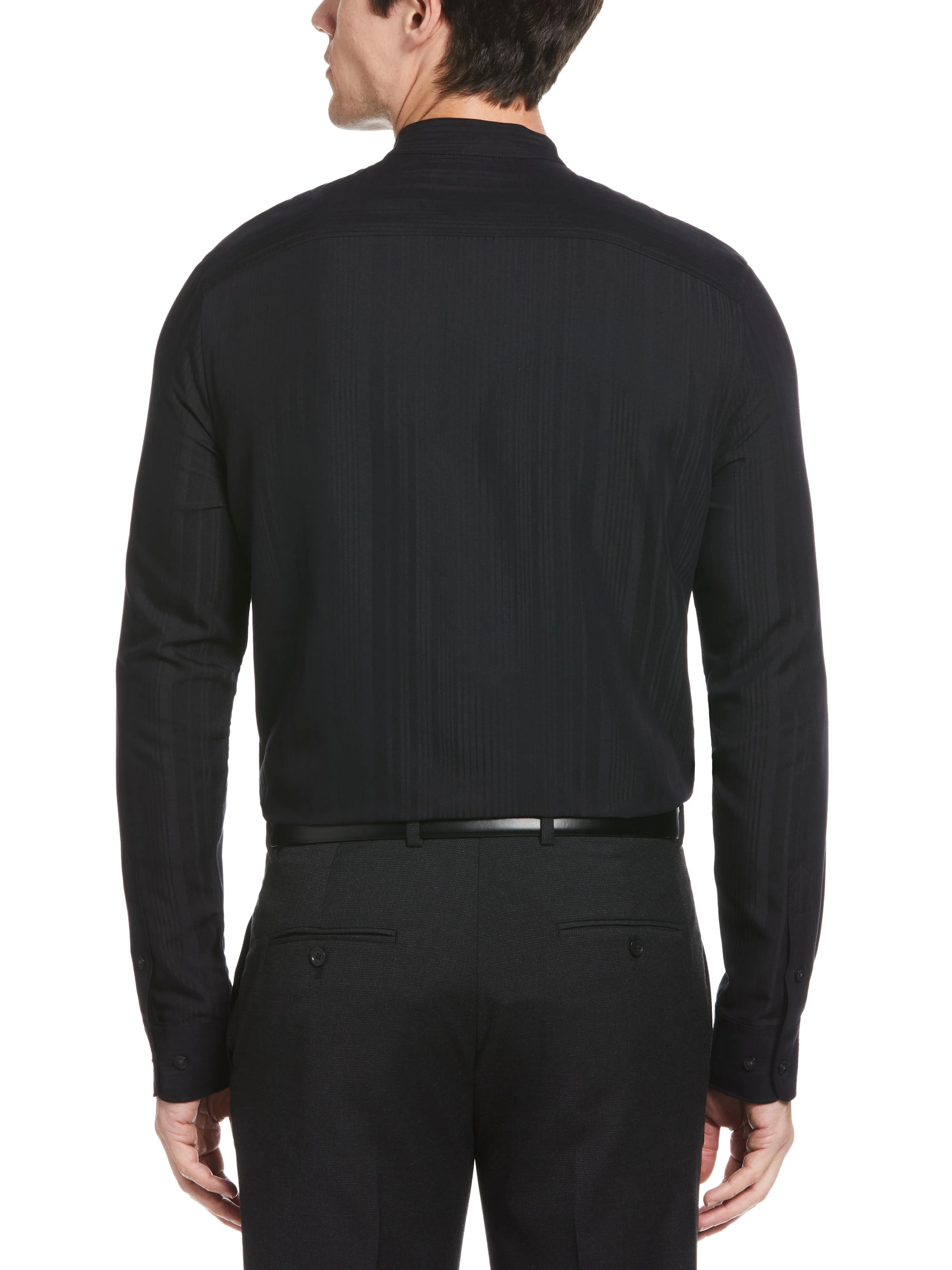 Dobby Banded Stretch Collar Shirt sold by Perry Ellis