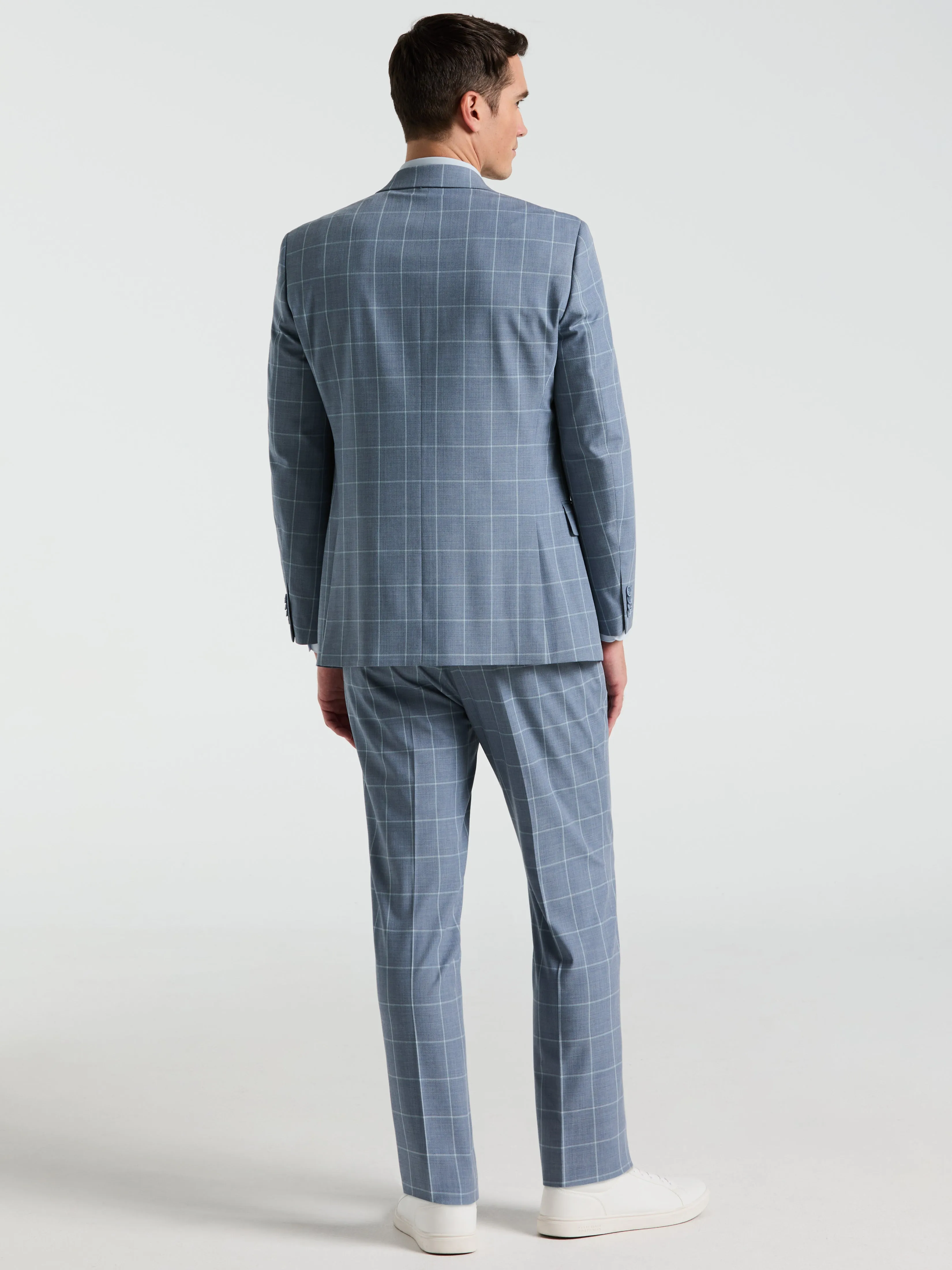 Slim Fit Windowpane Pattern Suit Pant sold by Perry Ellis product image thumbnail 4