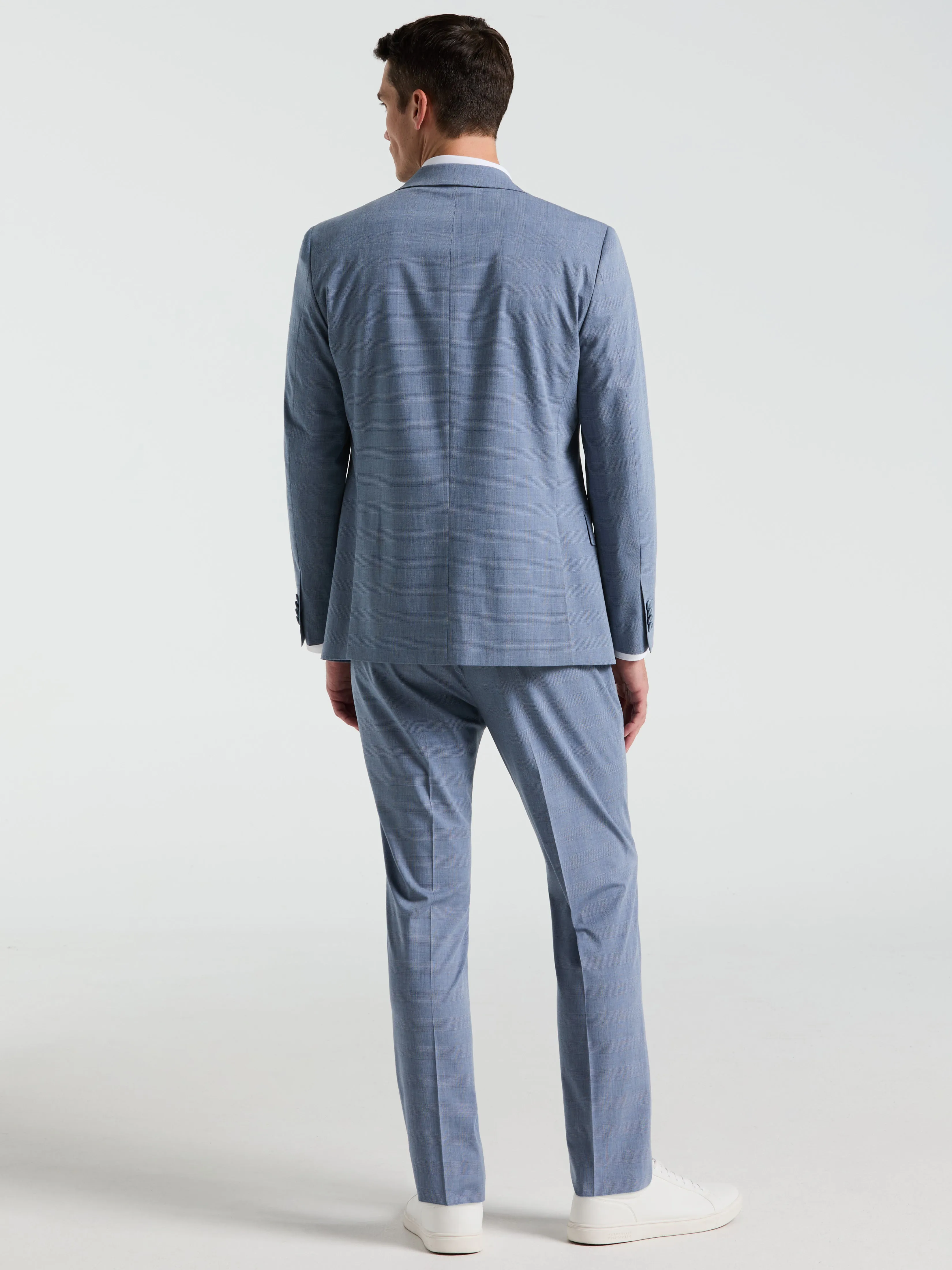 Slim Fit Plaid Print Suit Pant sold by Perry Ellis product image thumbnail 4