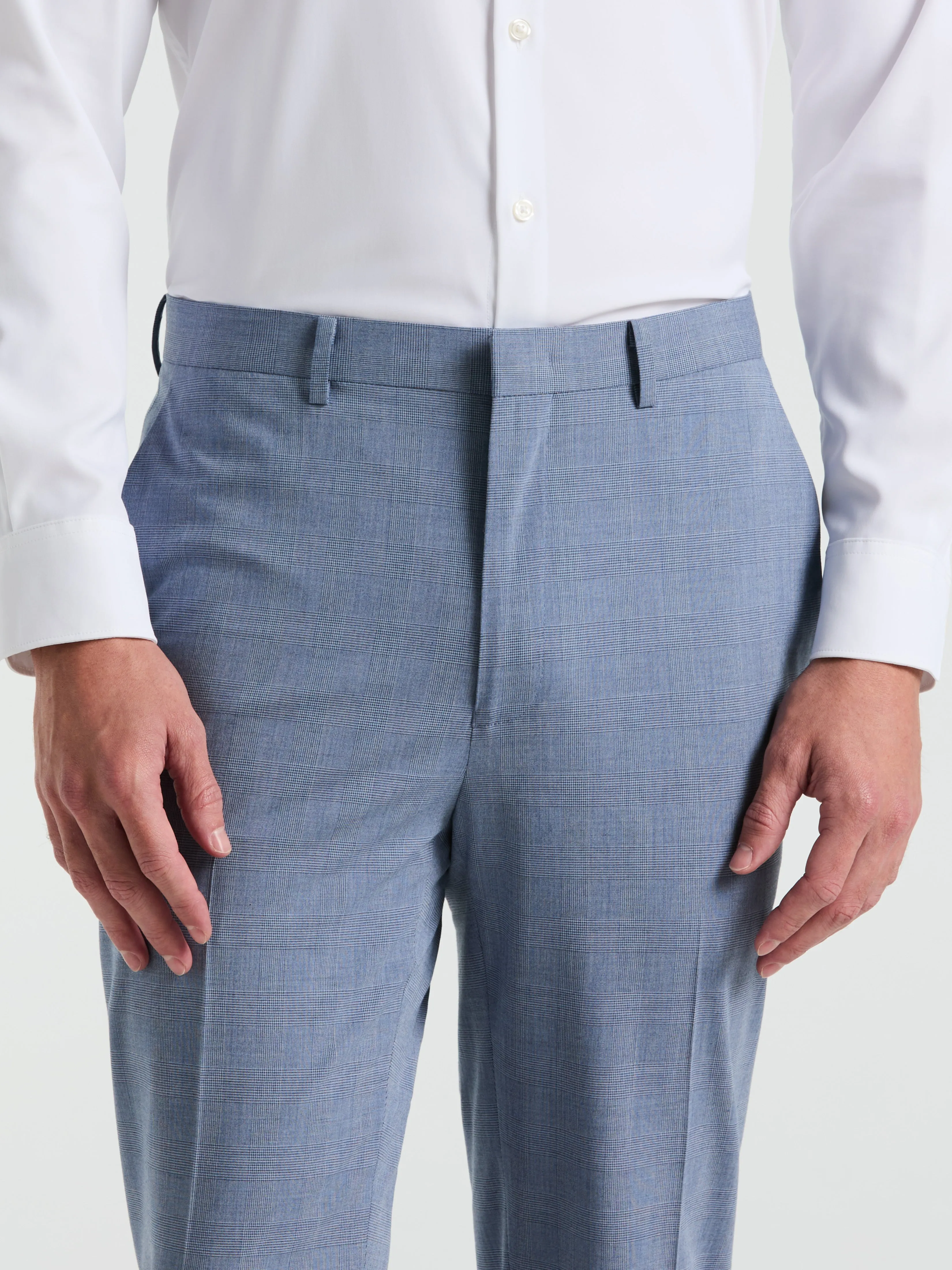 Slim Fit Plaid Print Suit Pant sold by Perry Ellis product image thumbnail 2