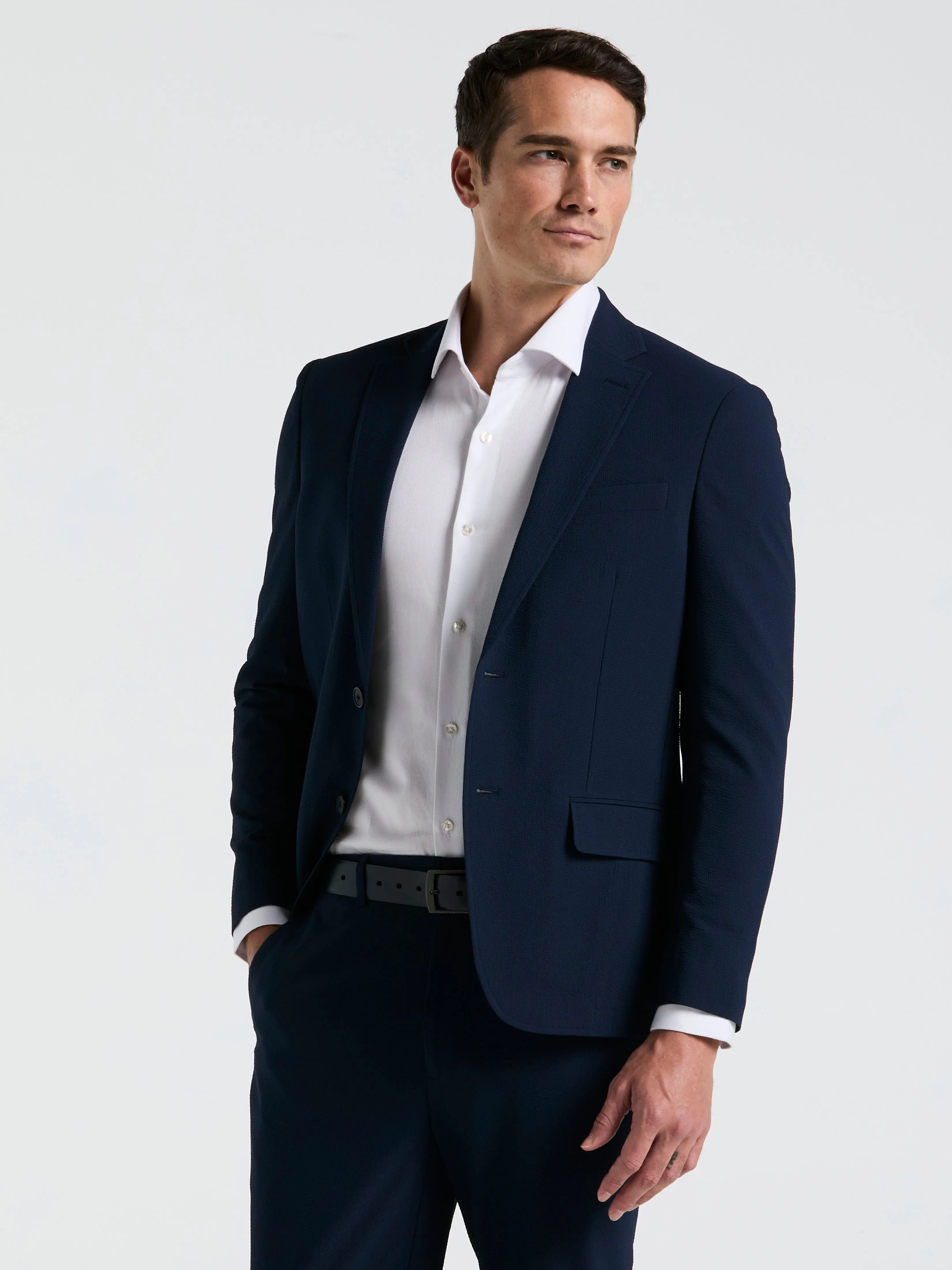 Slim Fit Seersucker Suit Jacket sold by Perry Ellis product image thumbnail 2