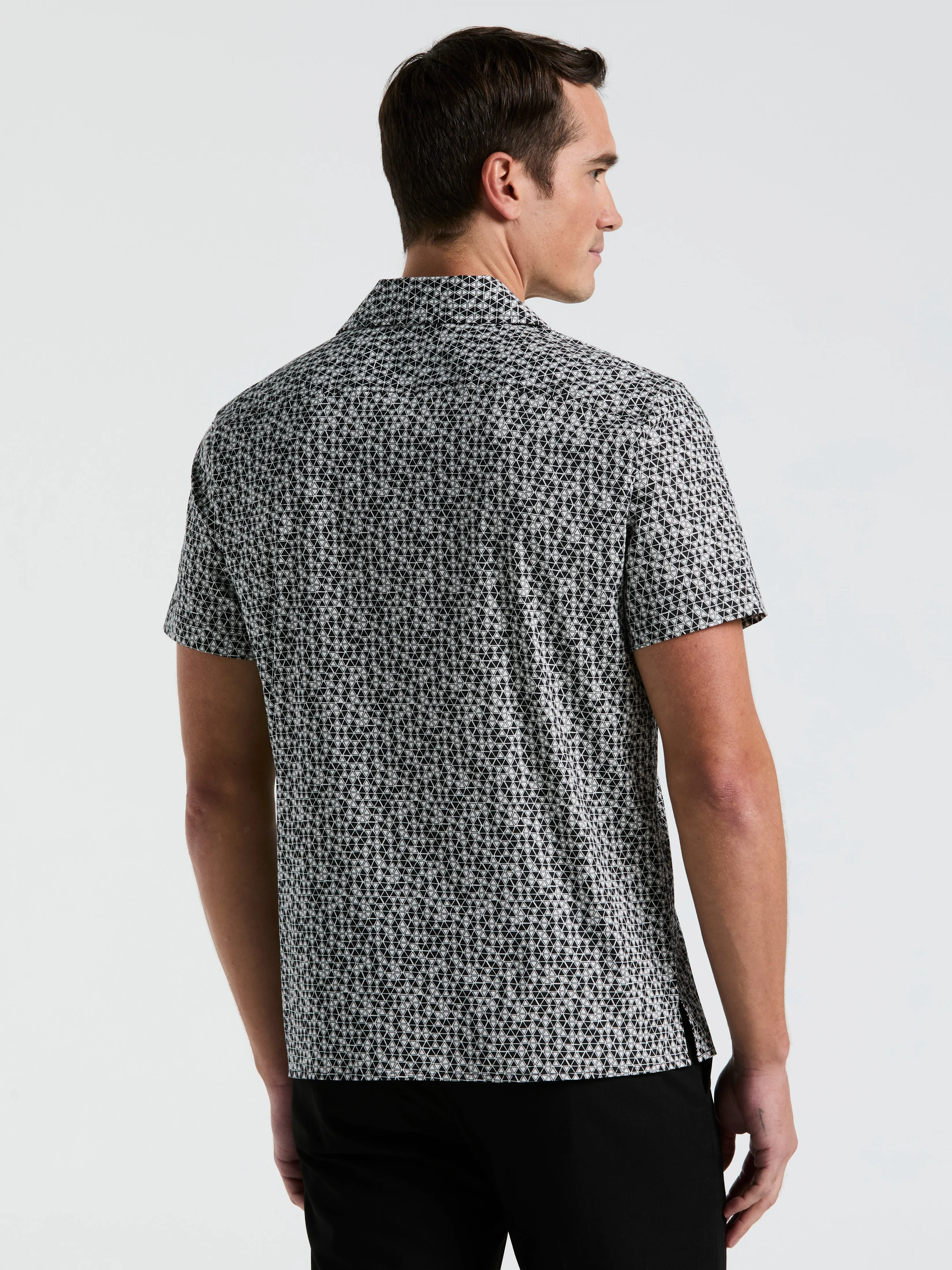Triangle Geo Print Shirt sold by Perry Ellis product image thumbnail 3