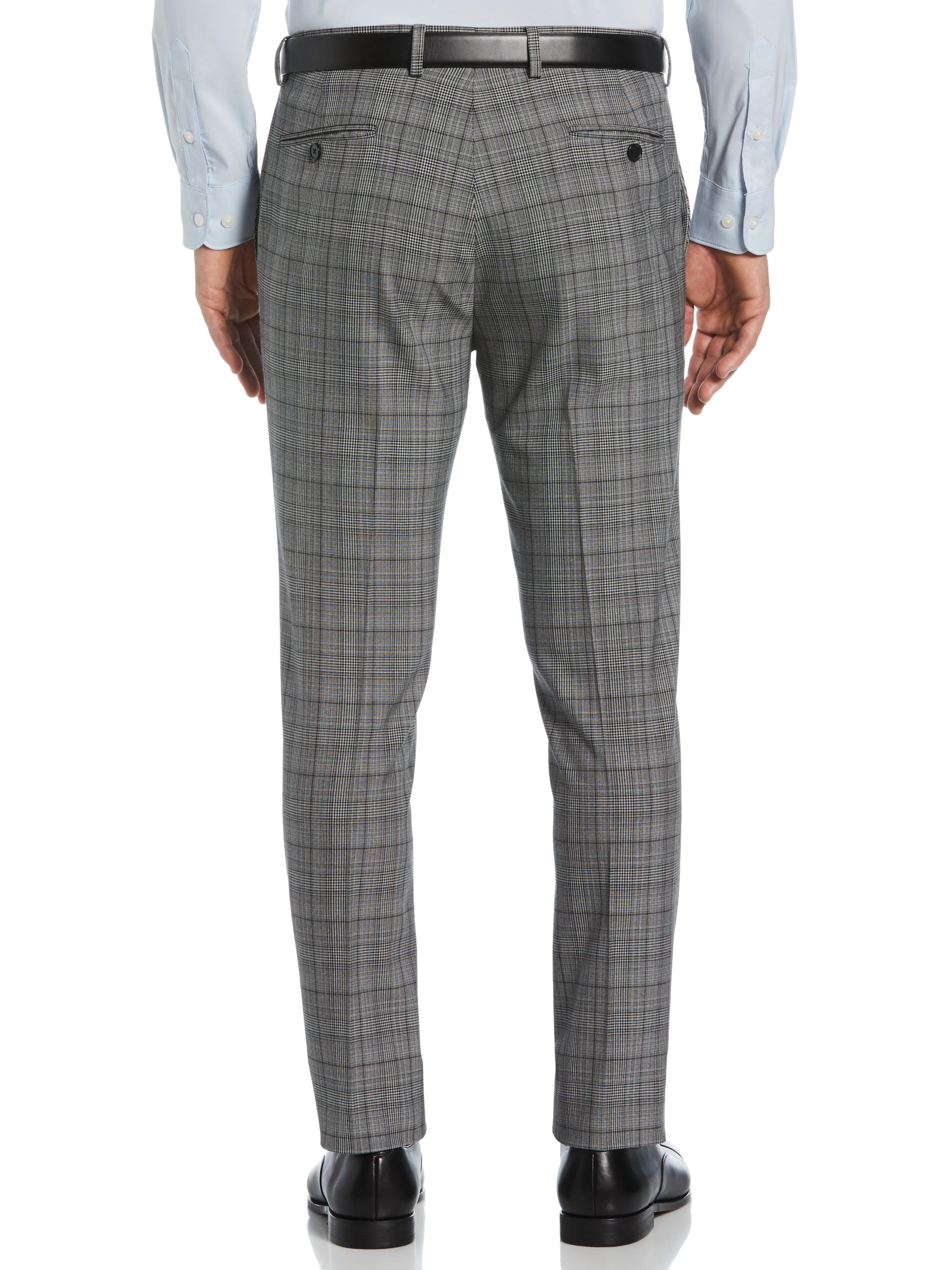 Skinny Fit Plaid Suit Pant sold by Perry Ellis product image thumbnail 2