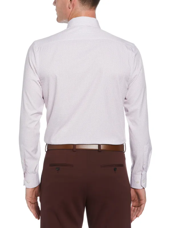 Slim Fit Button-Down Circle Pattern Dress Shirt sold by Perry Ellis