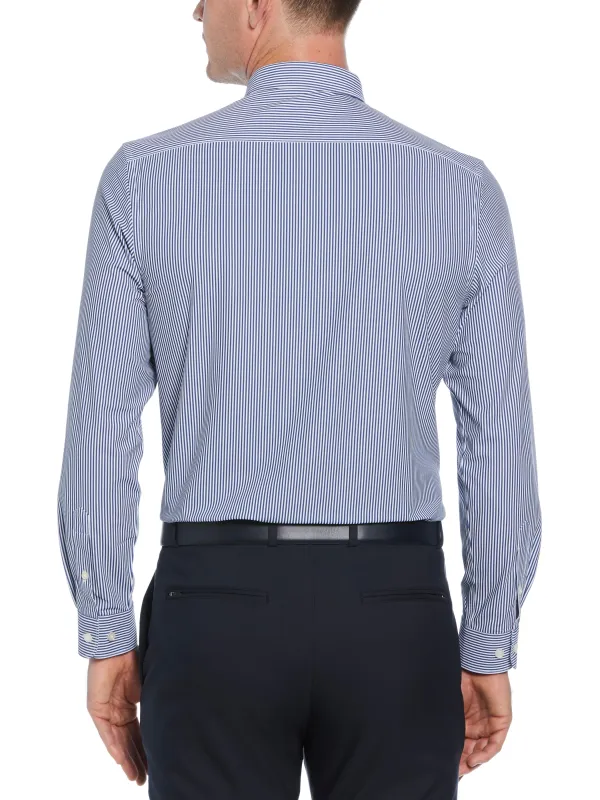 Slim Fit Button-Down Striped Dress Shirt sold by Perry Ellis