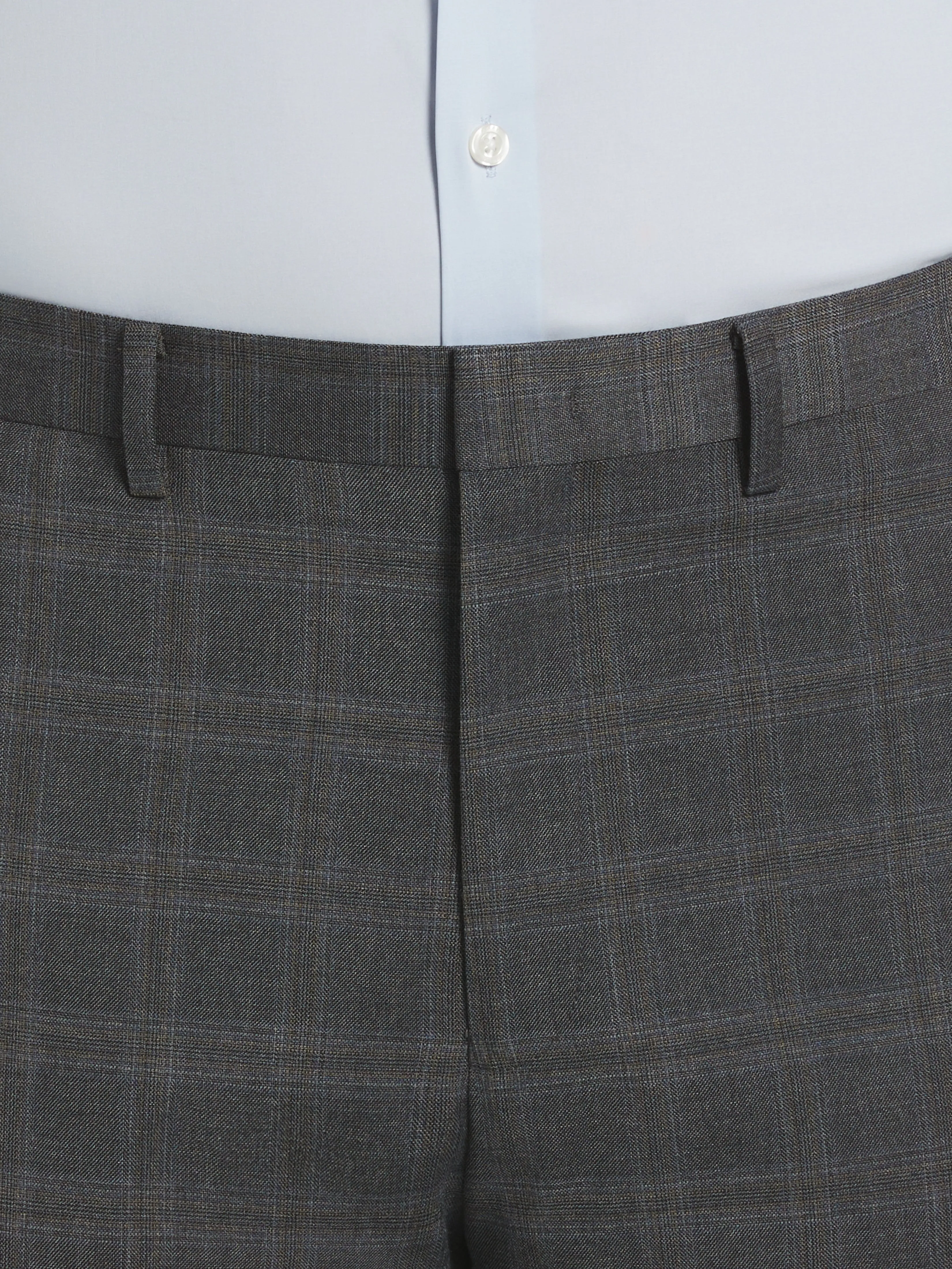 Slim Fit Deco Plaid Suit Pant sold by Perry Ellis product image thumbnail 3
