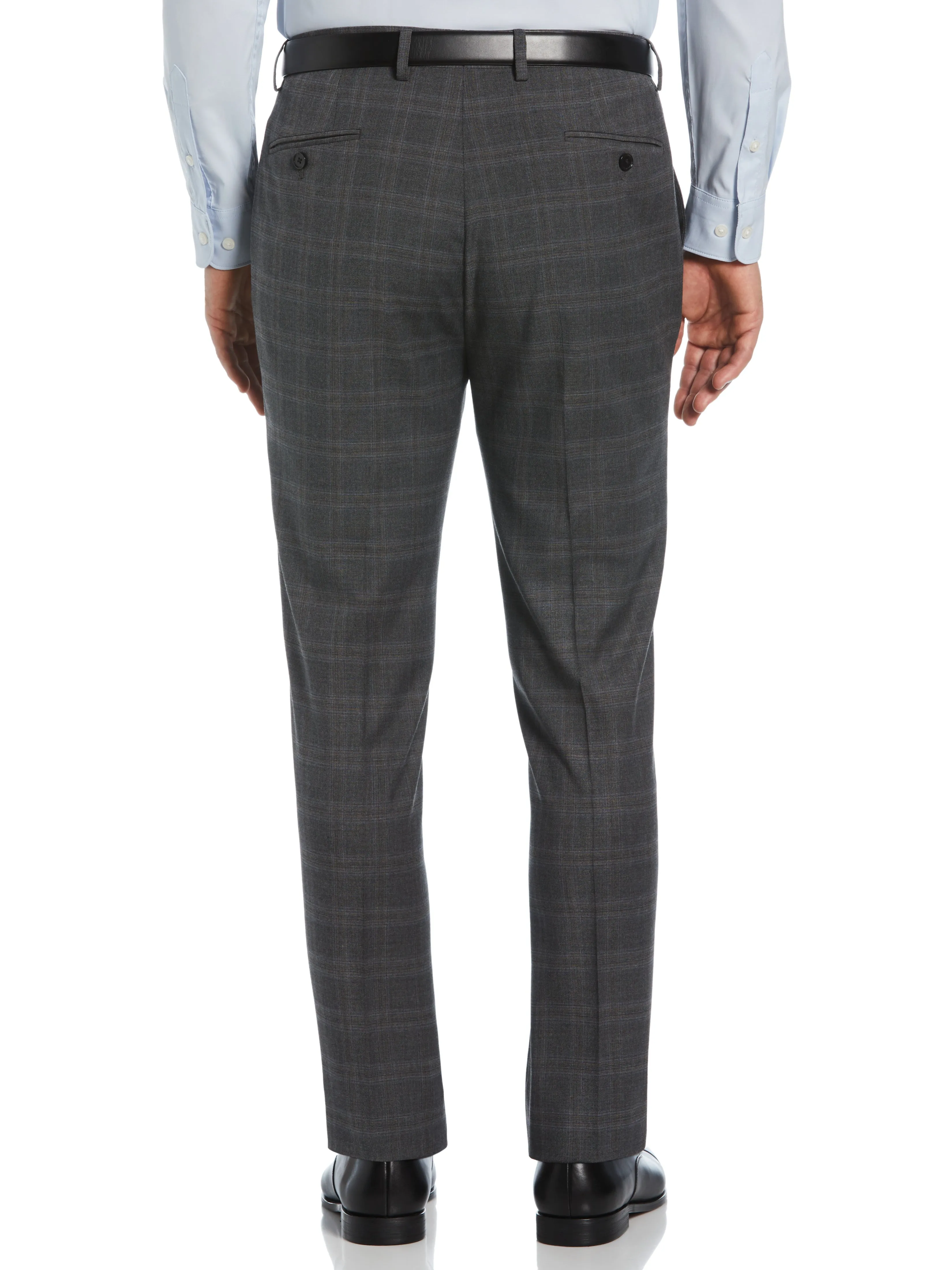 Slim Fit Deco Plaid Suit Pant sold by Perry Ellis