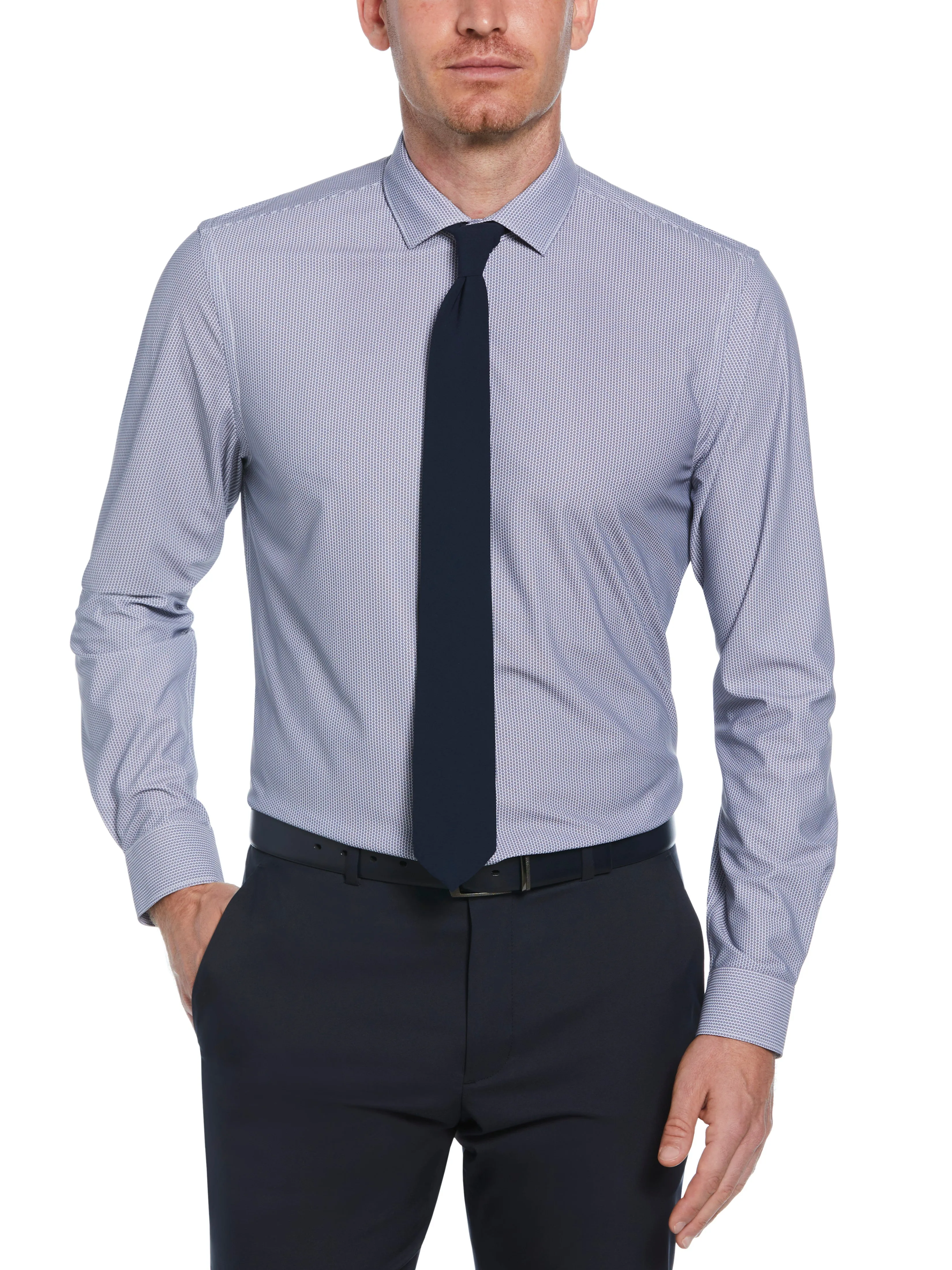 Slim Fit Circle Pattern Dress Shirt sold by Perry Ellis product image thumbnail 2