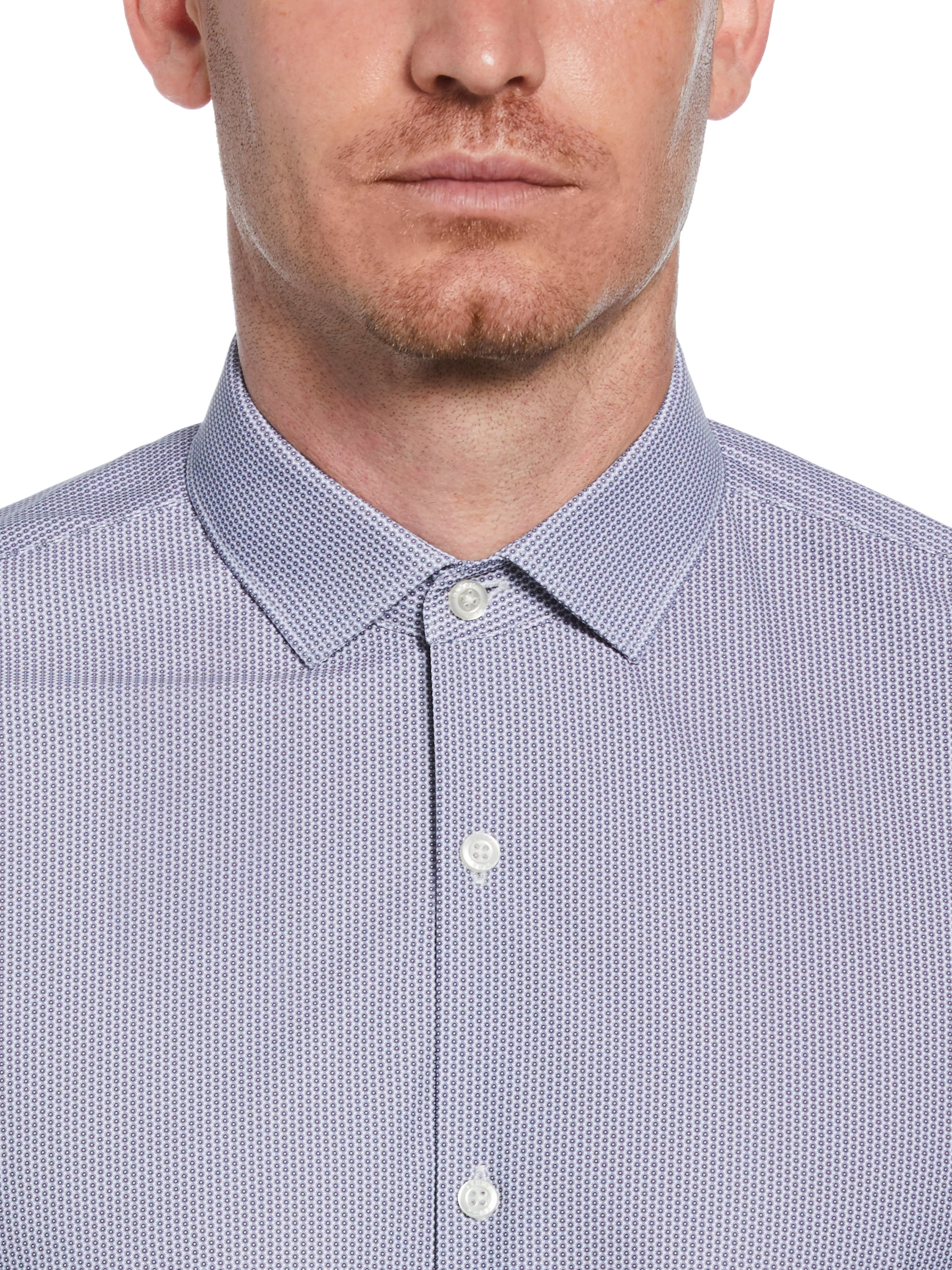 Slim Fit Circle Pattern Dress Shirt sold by Perry Ellis product image thumbnail 3