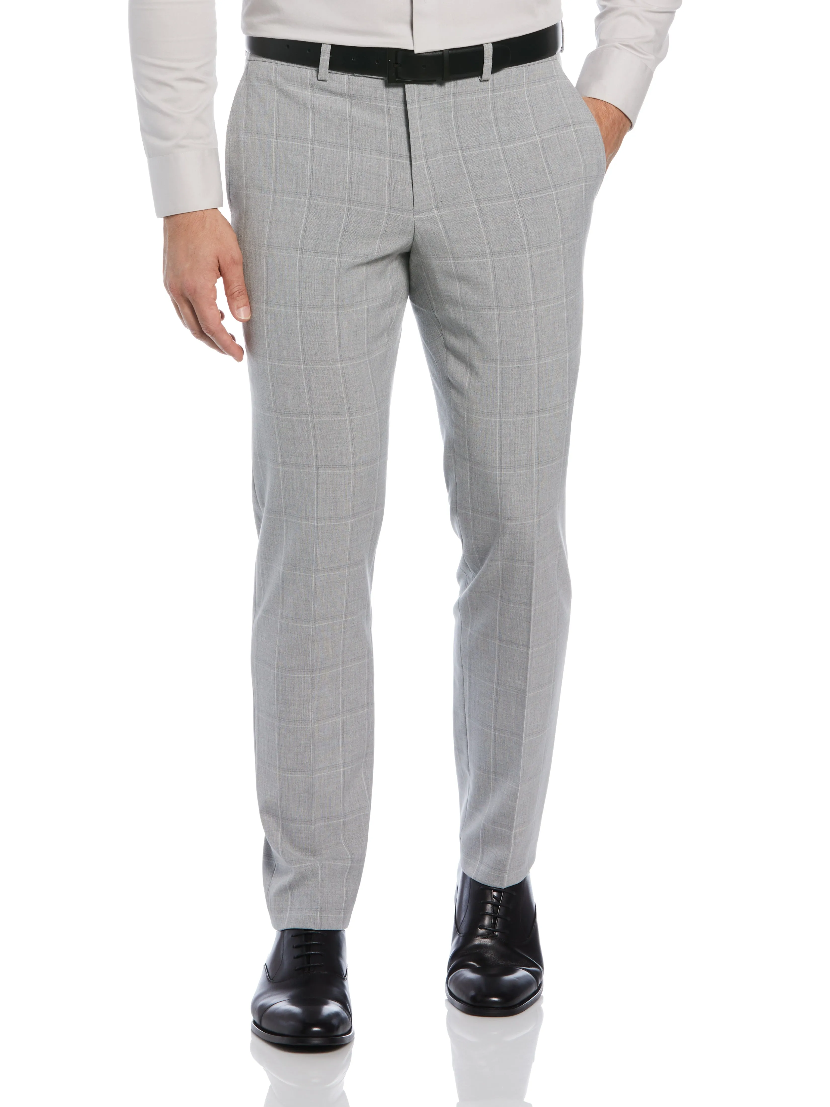 Slim Fit Windowpane Suit Pant sold by Perry Ellis