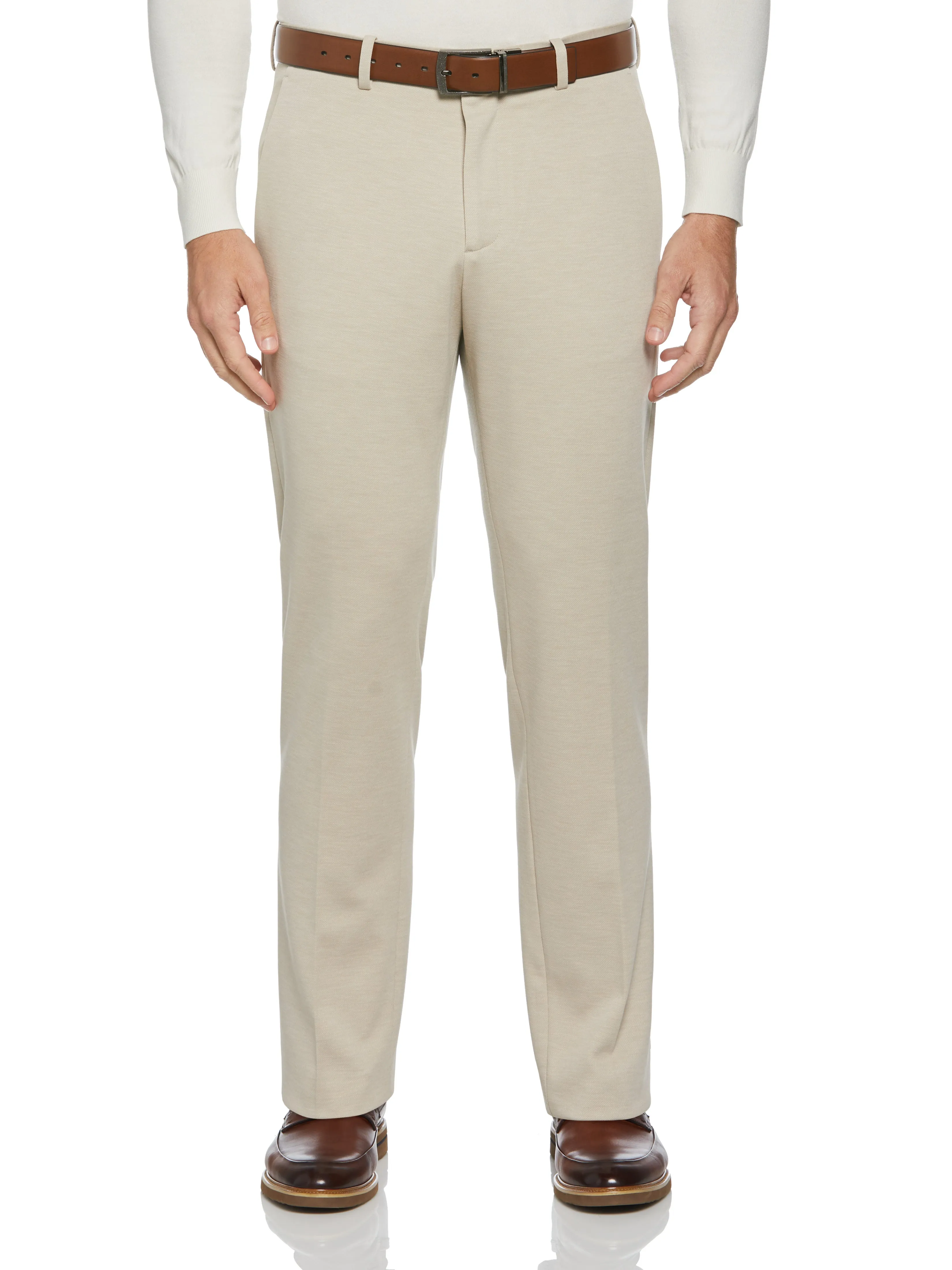 Slim Fit Solid Knit Suit Pant sold by Perry Ellis product image thumbnail 2