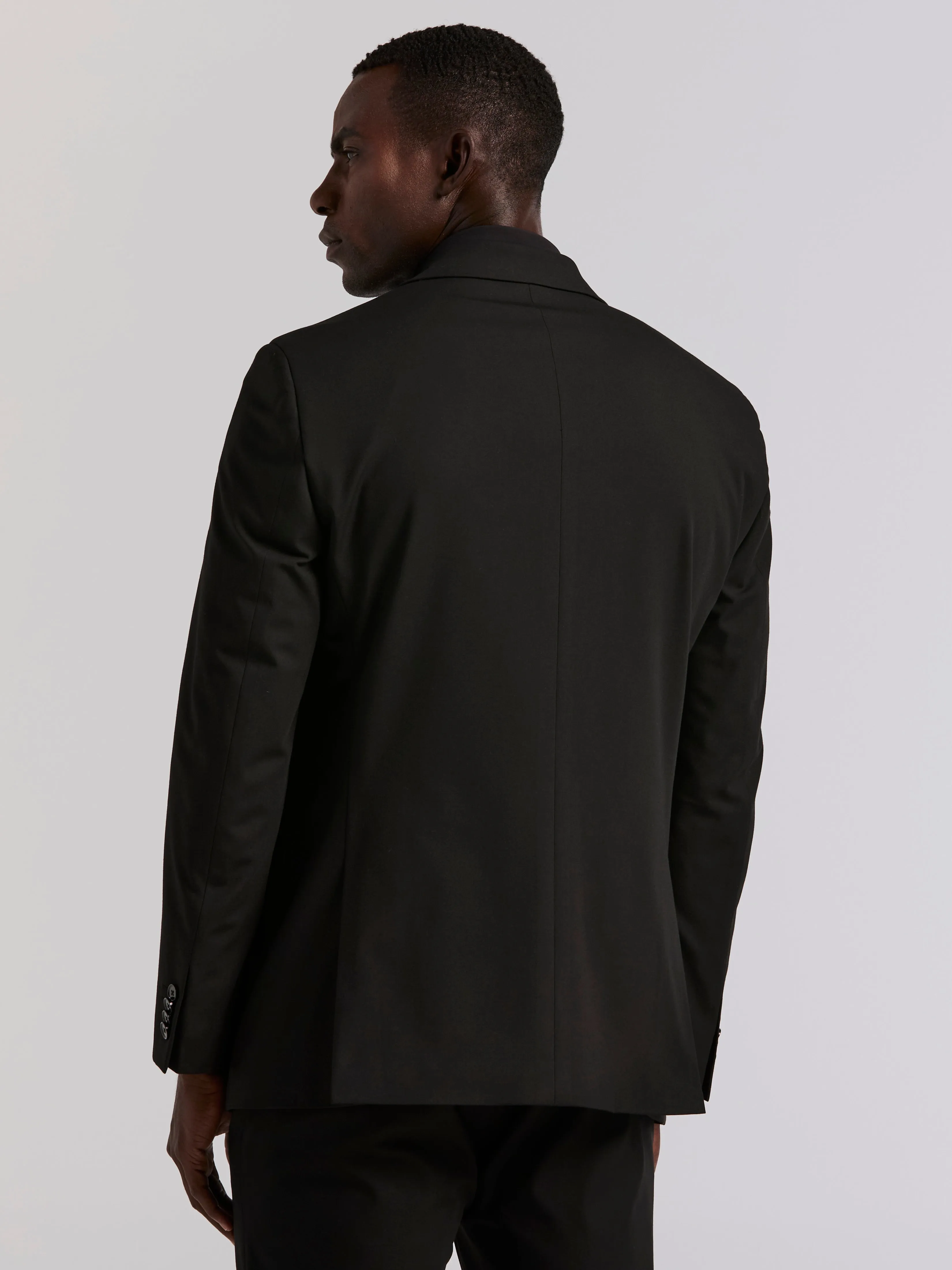 Slim Fit Peak Lapel Gabardine Suit Jacket sold by Perry Ellis product image thumbnail 2