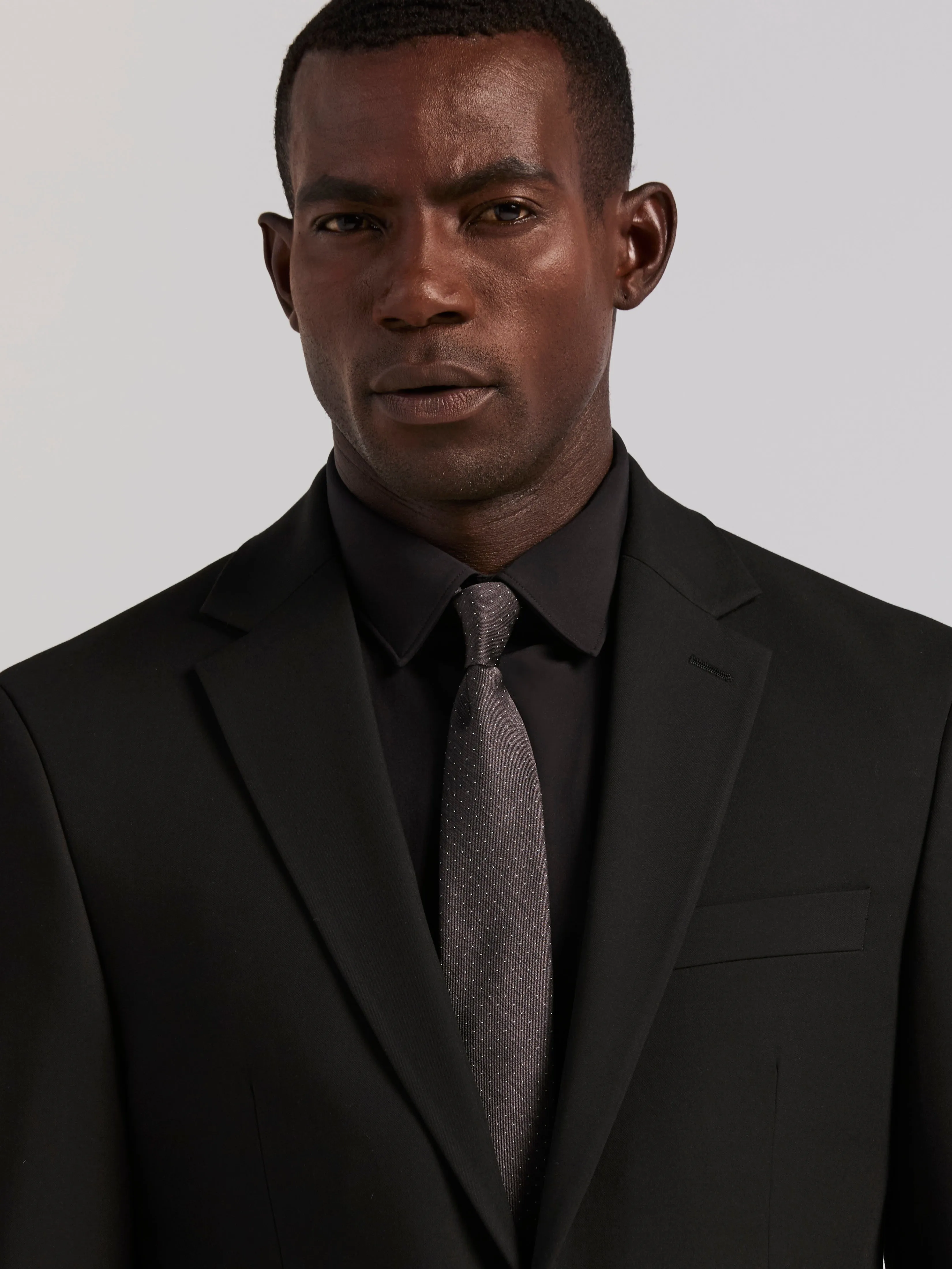 Slim Fit Peak Lapel Gabardine Suit Jacket sold by Perry Ellis product image thumbnail 4