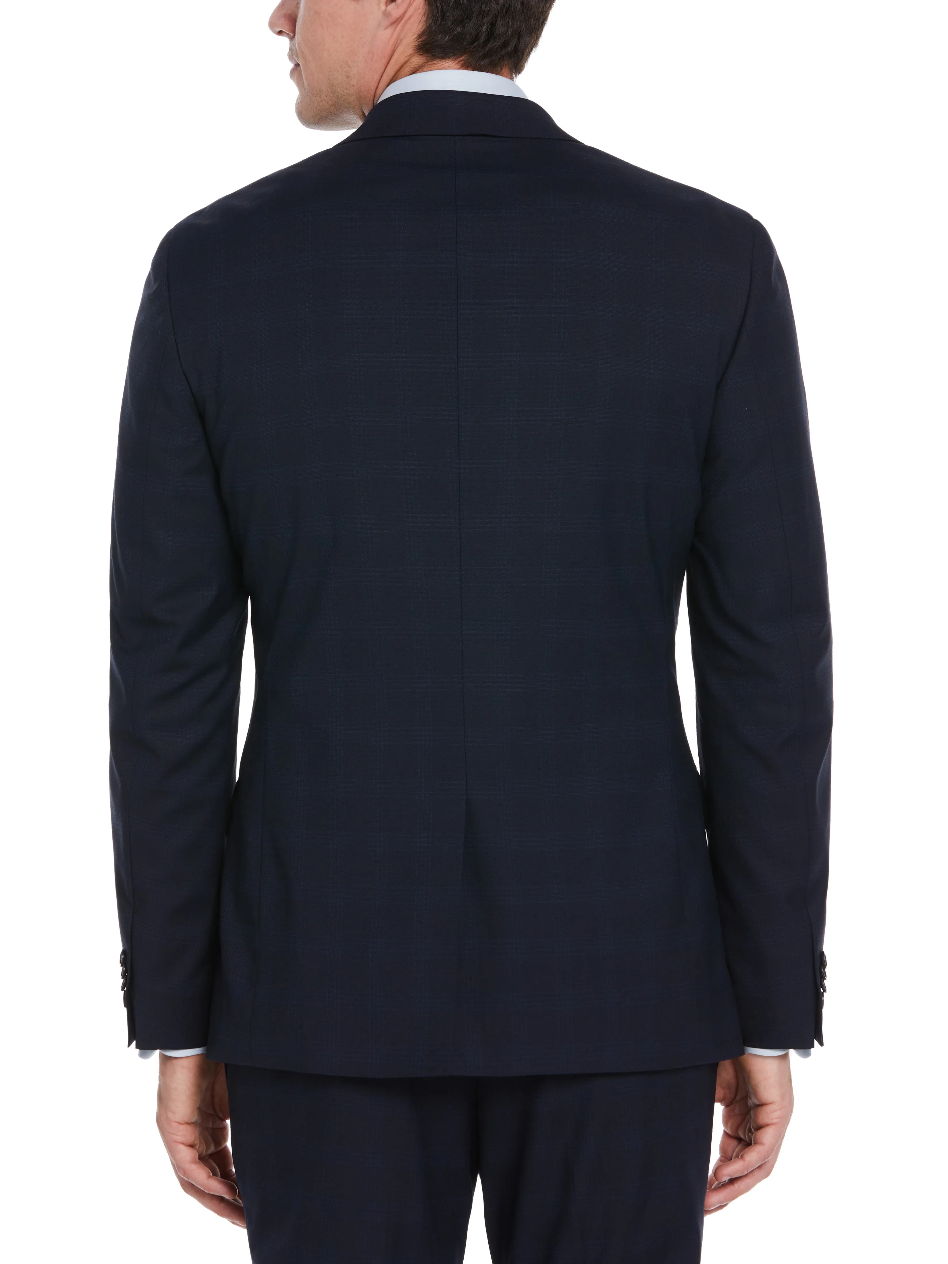 Slim Fit Plaid Suit Jacket sold by Perry Ellis product image thumbnail 4