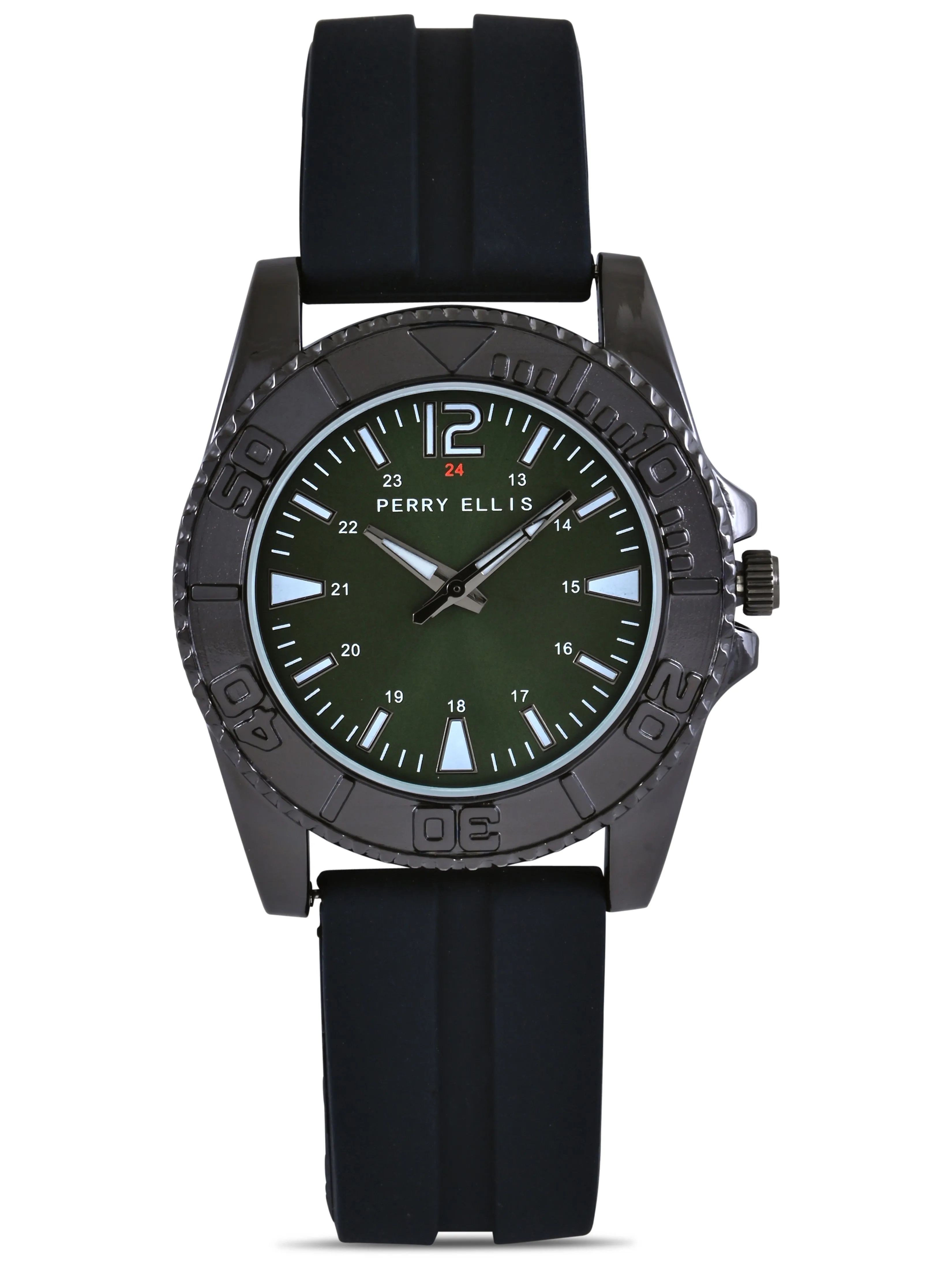 Silicone Strap Sport Watch sold by Perry Ellis