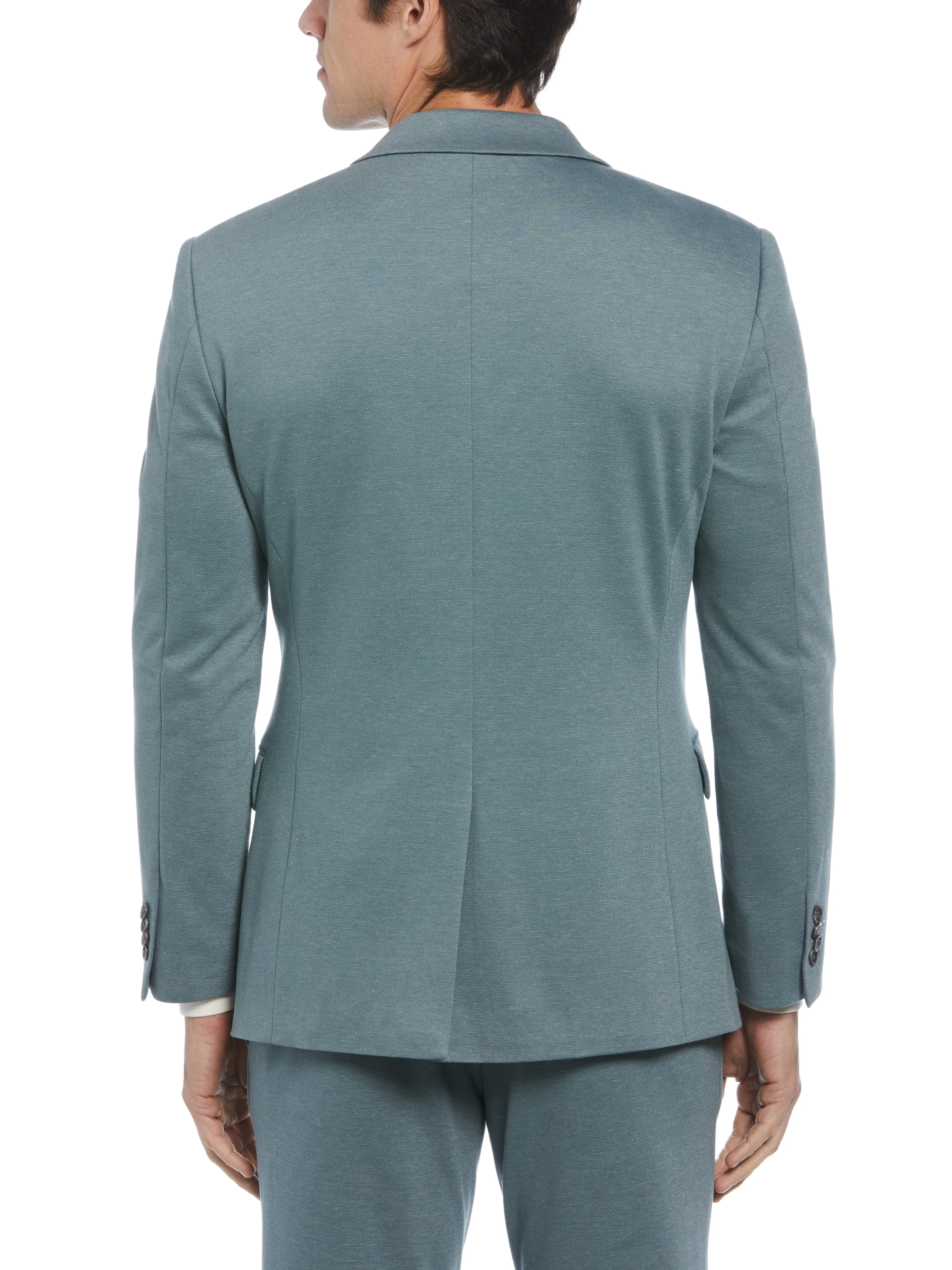 Slim Fit Two Tone Smart Knit Suit Jacket sold by Perry Ellis product image thumbnail 2
