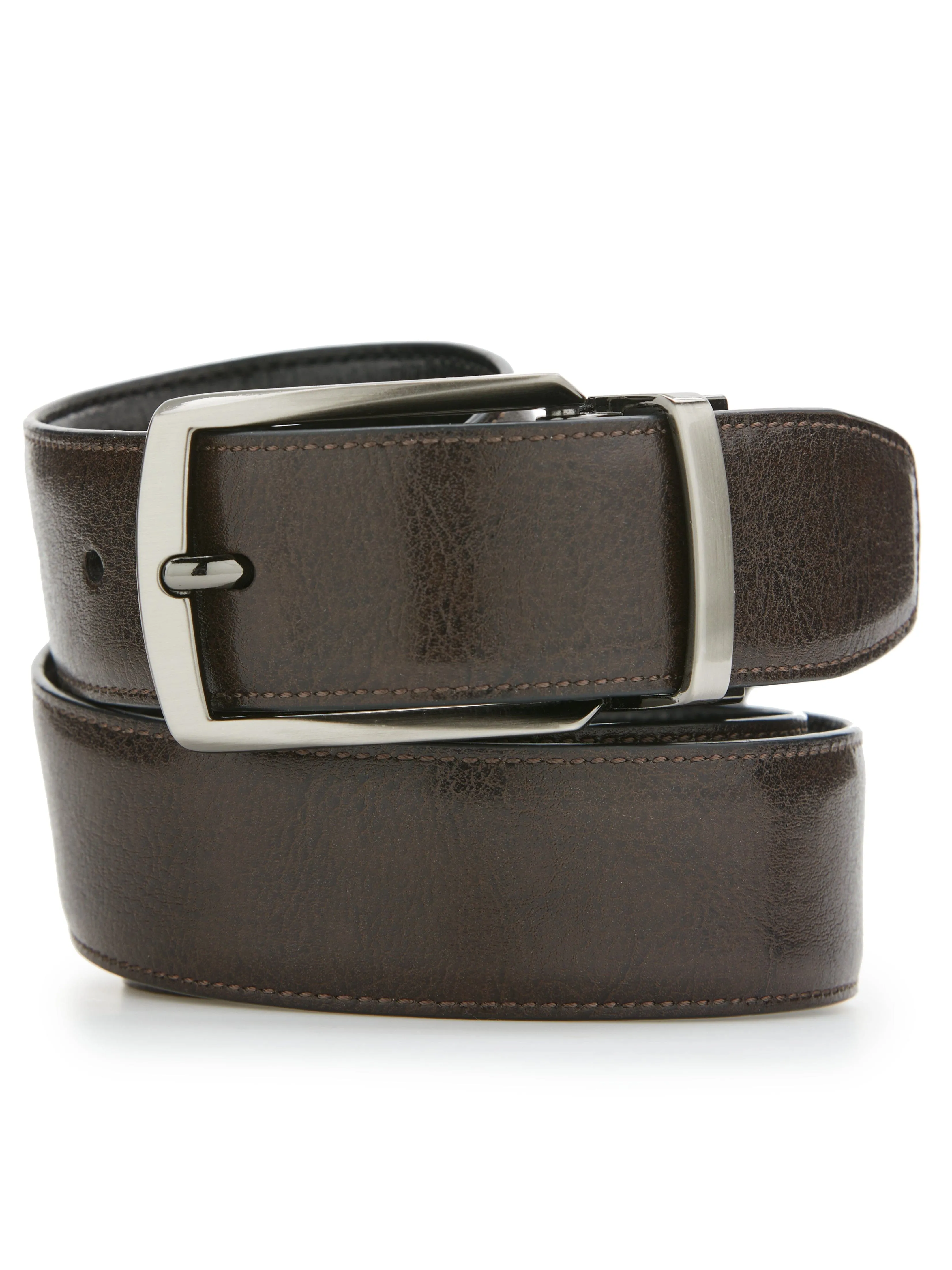 Park Slope Black Leather Belt sold by Perry Ellis product image thumbnail 3