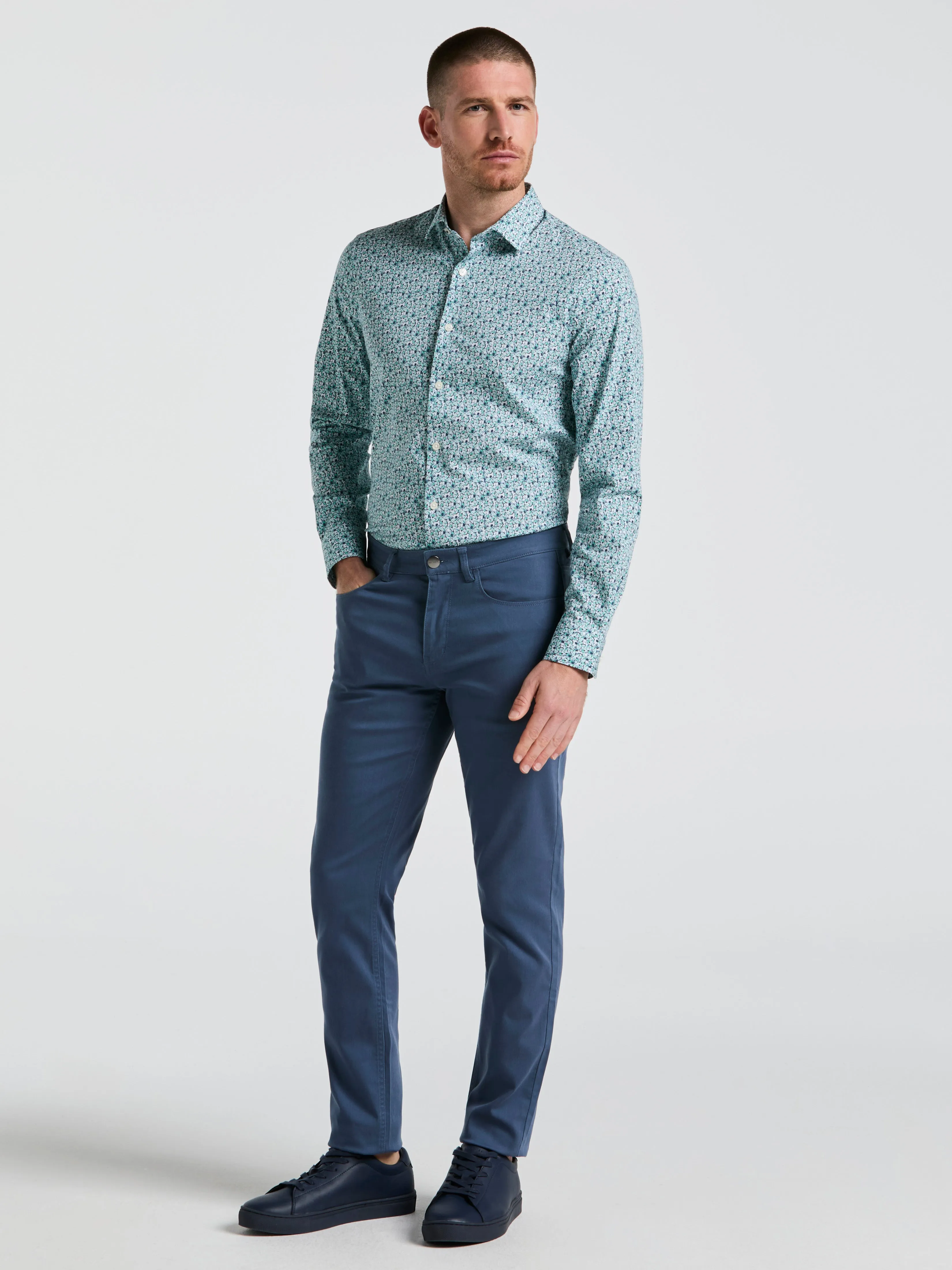 Floral Print Shirt sold by Perry Ellis product image thumbnail 4