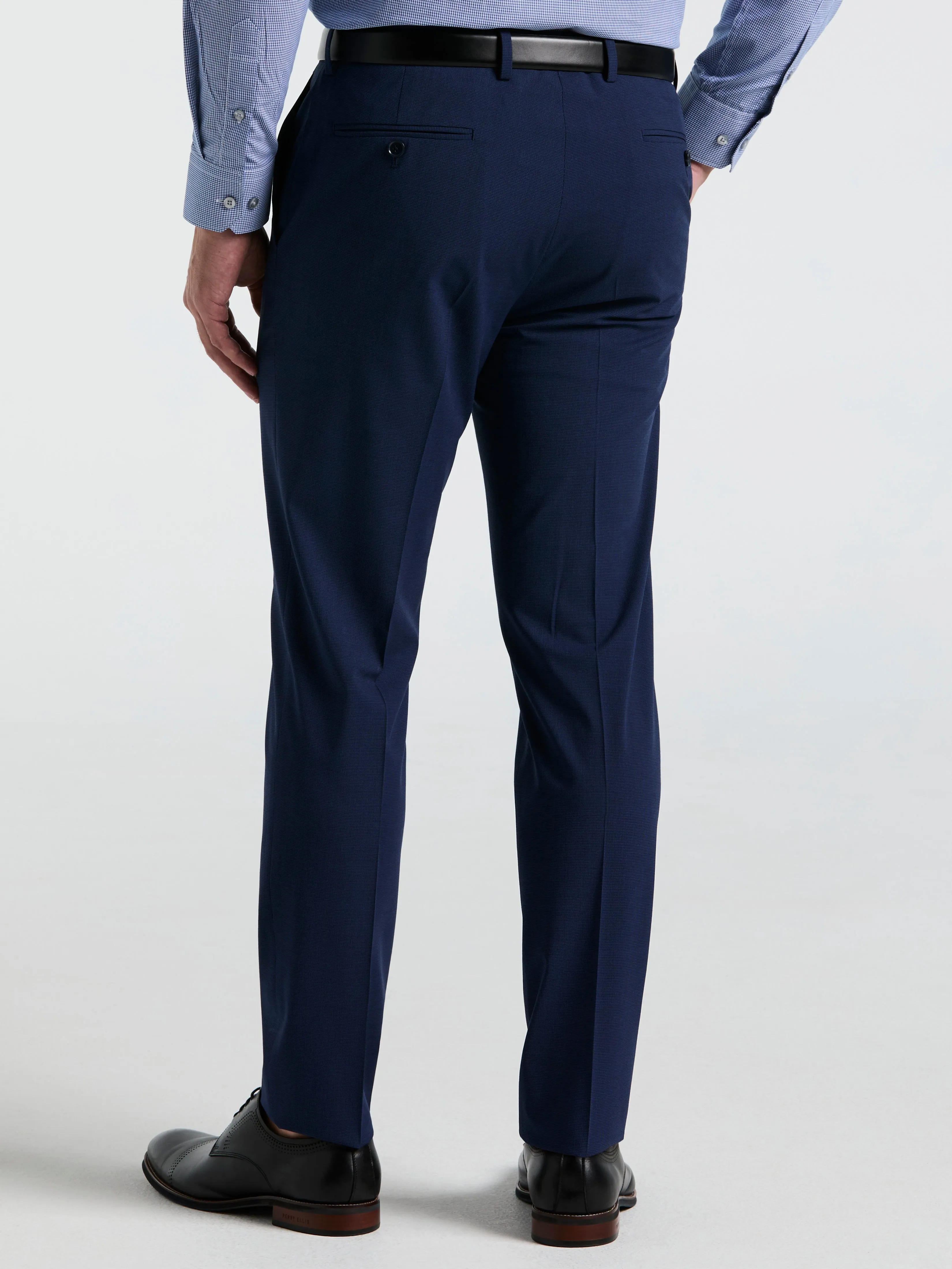 Skinny Fit Mini Houndstooth Suit Pant sold by Perry Ellis product image thumbnail 2