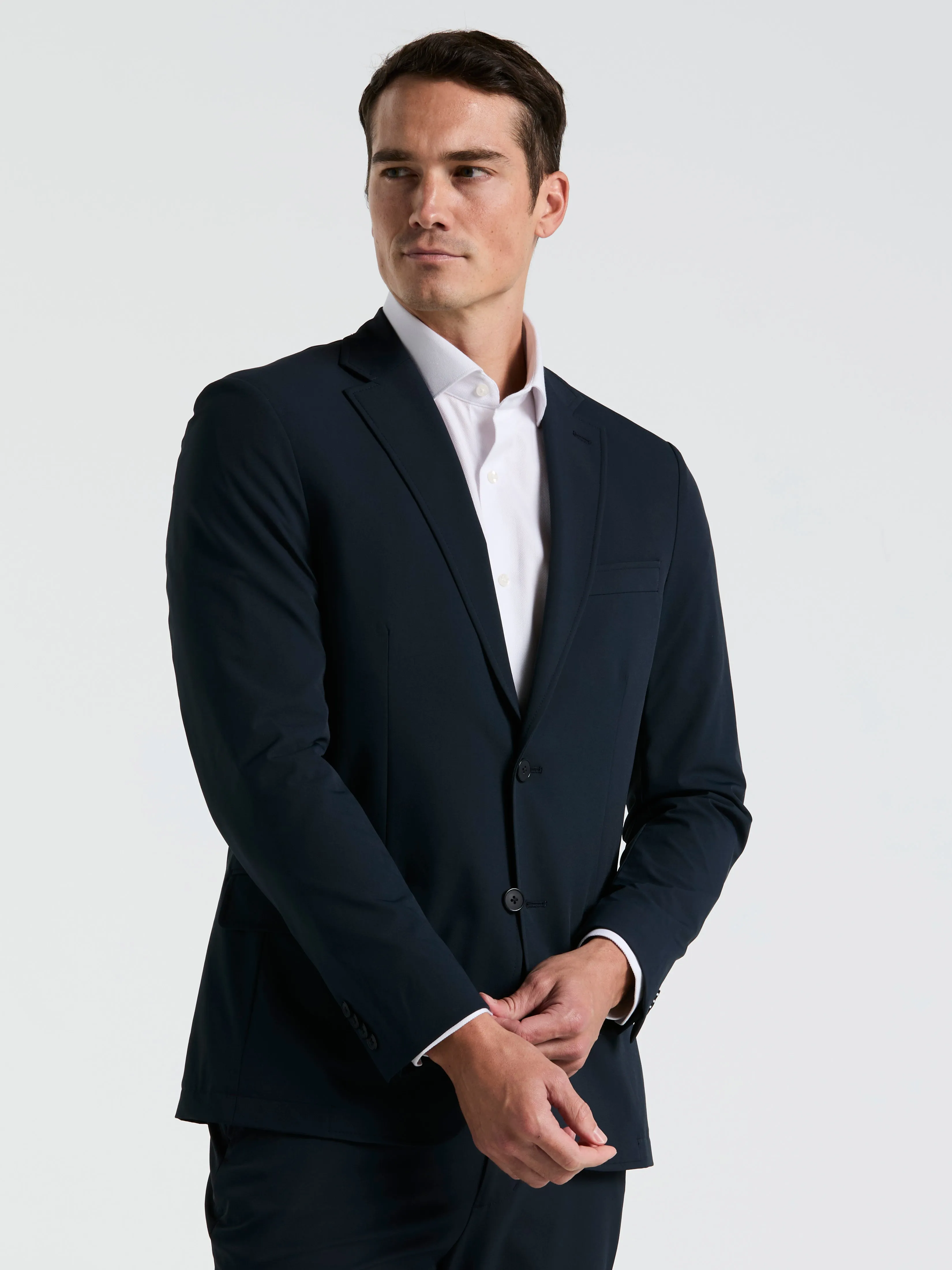 Slim Fit Tech 2.0 Suit Jacket sold by Perry Ellis product image thumbnail 3