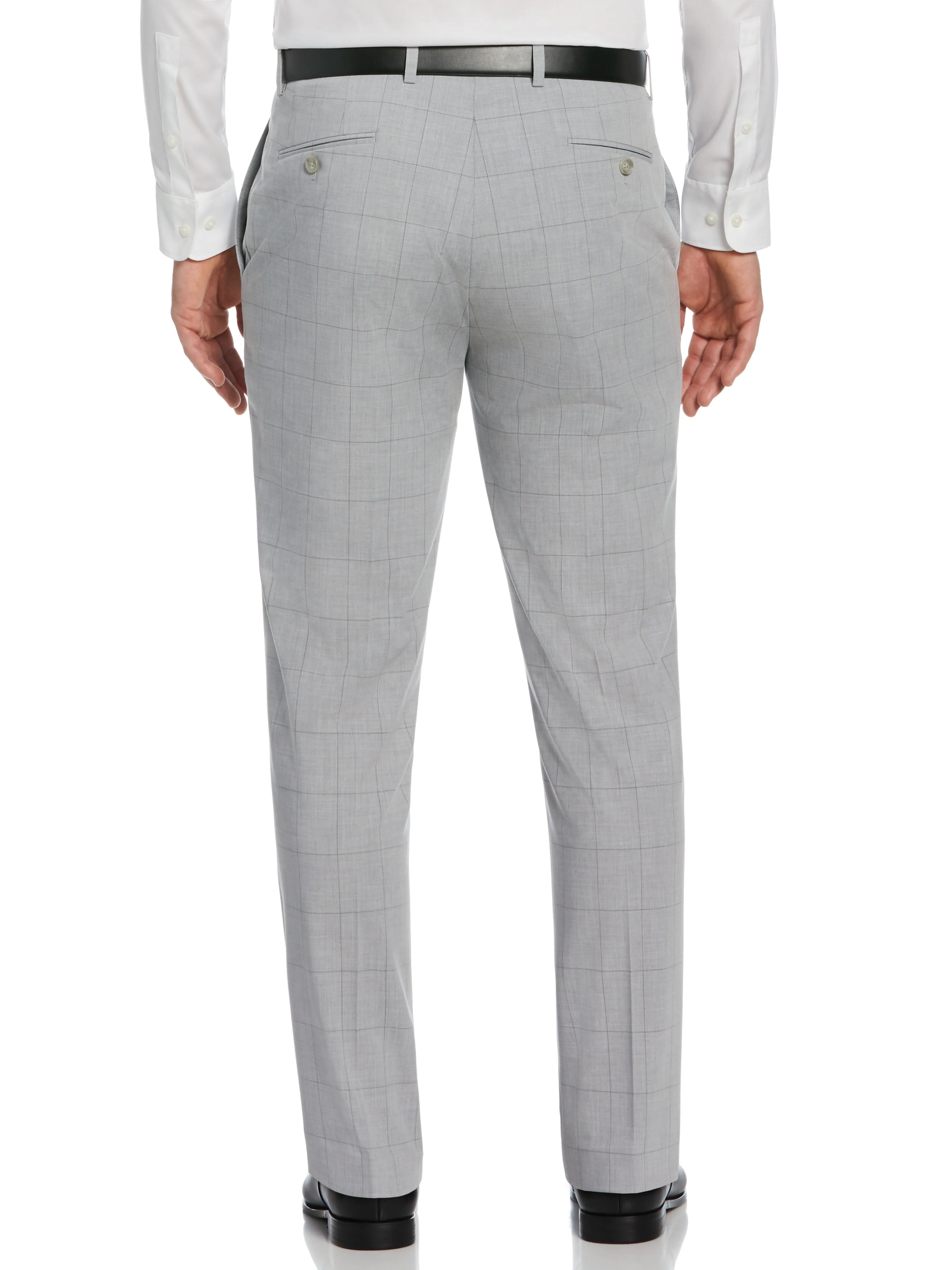 Slim Fit Checkered Suit Pant sold by Perry Ellis product image thumbnail 3