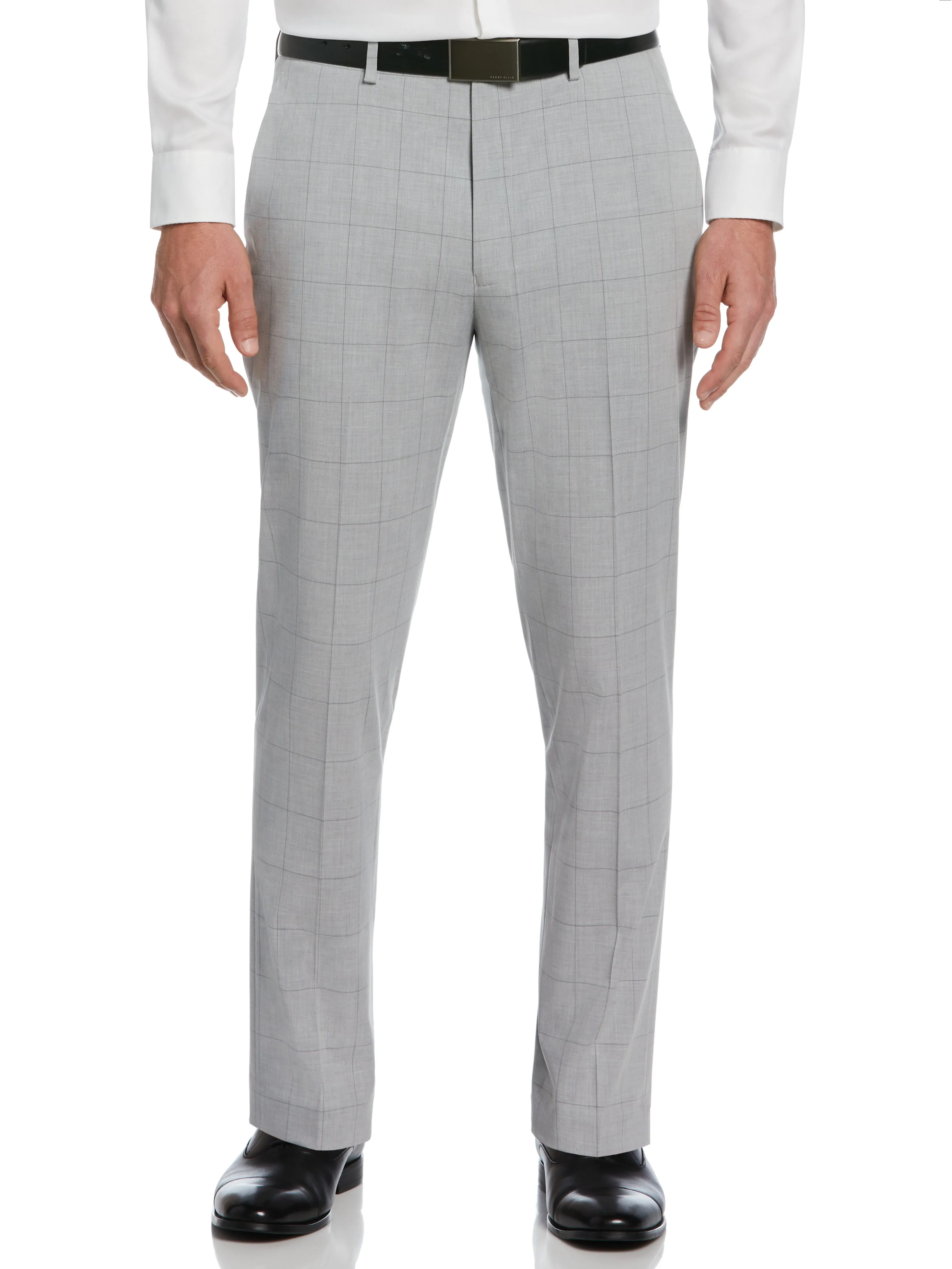Slim Fit Checkered Suit Pant sold by Perry Ellis product image thumbnail 2