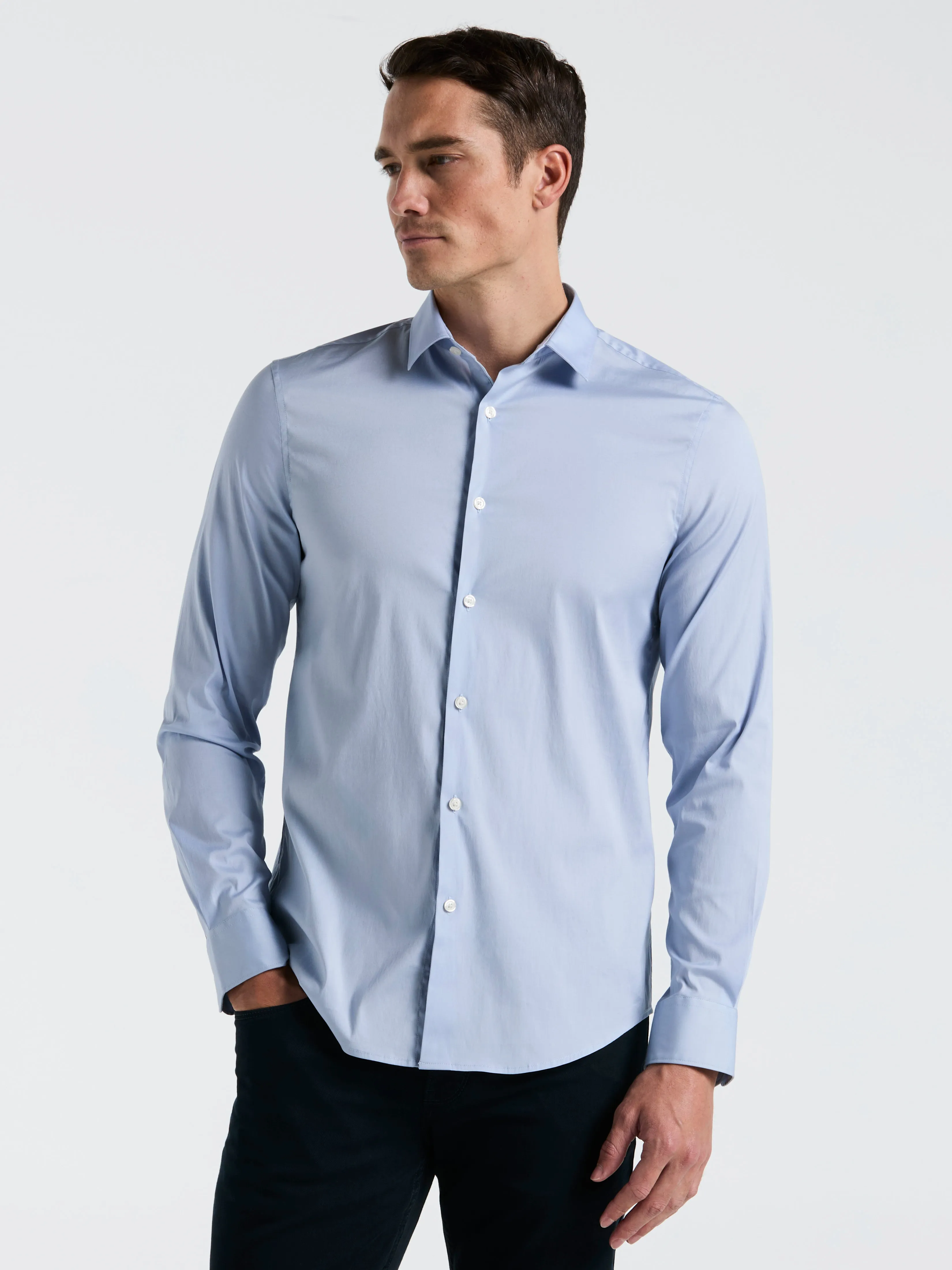 Slim Fit Smart Dress Shirt sold by Perry Ellis product image thumbnail 2