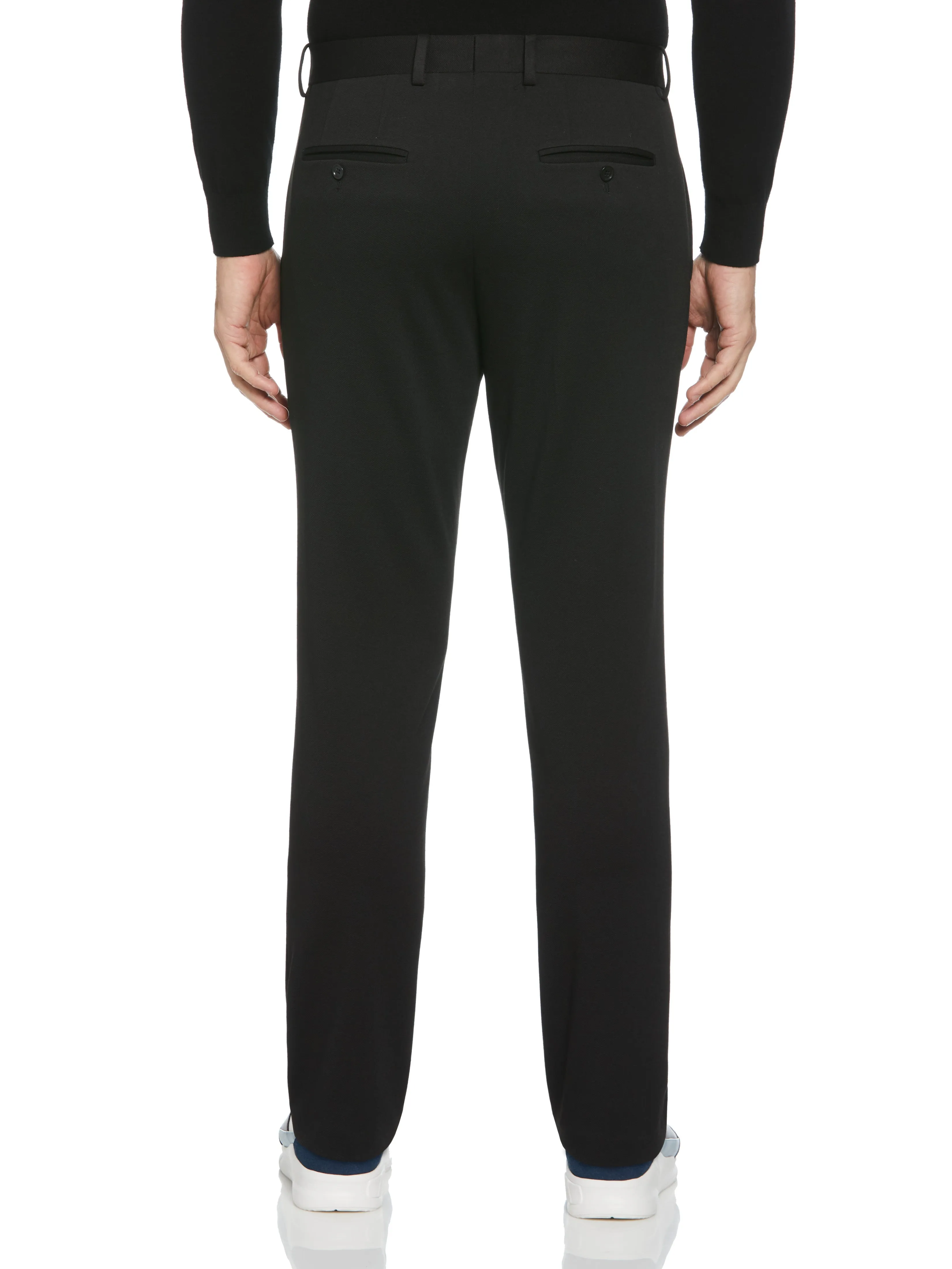 Very Slim Fit Solid Smart Knit Suit Pant sold by Perry Ellis
