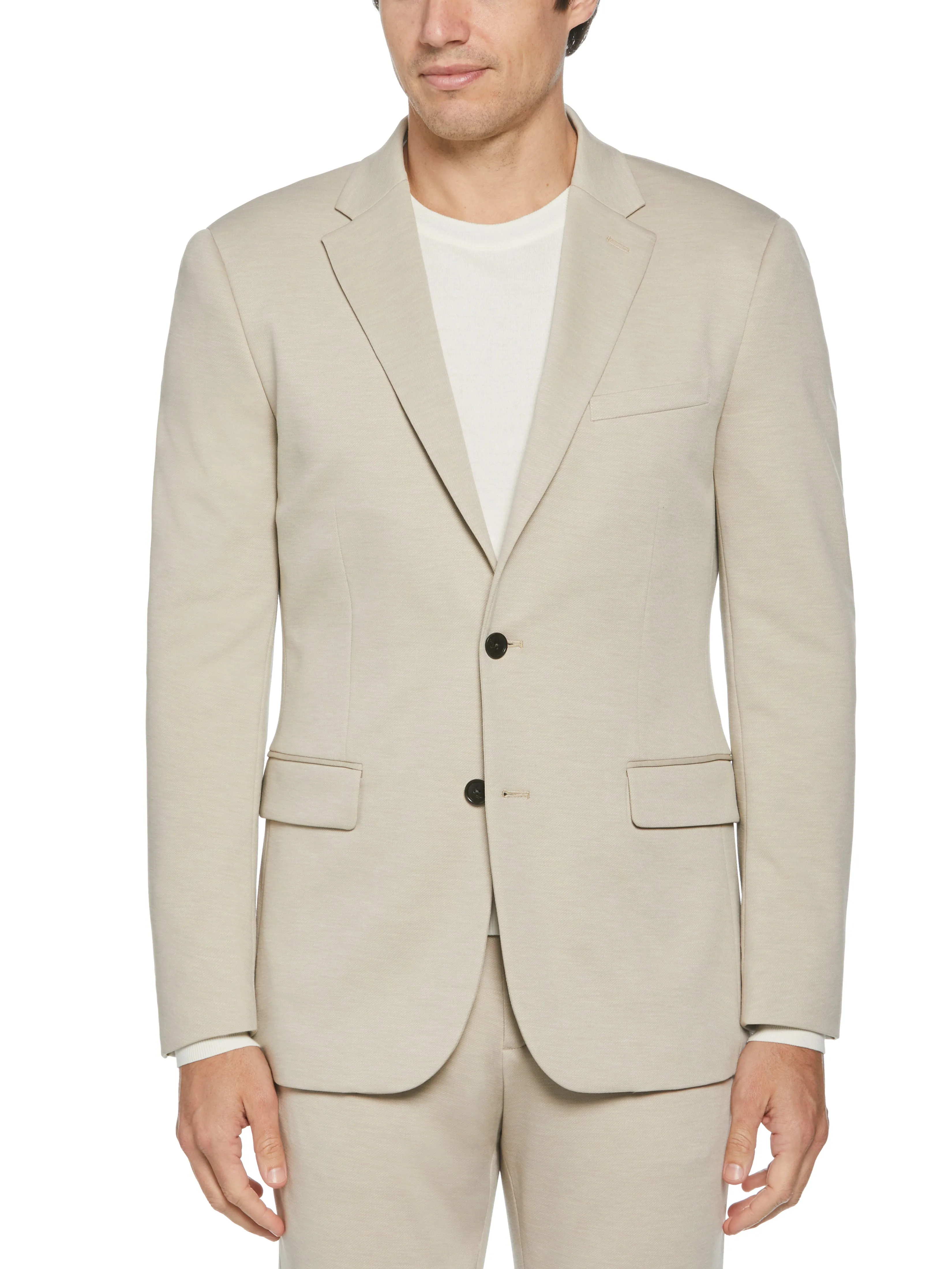 Slim Fit Solid Knit Suit Jacket sold by Perry Ellis product image thumbnail 5