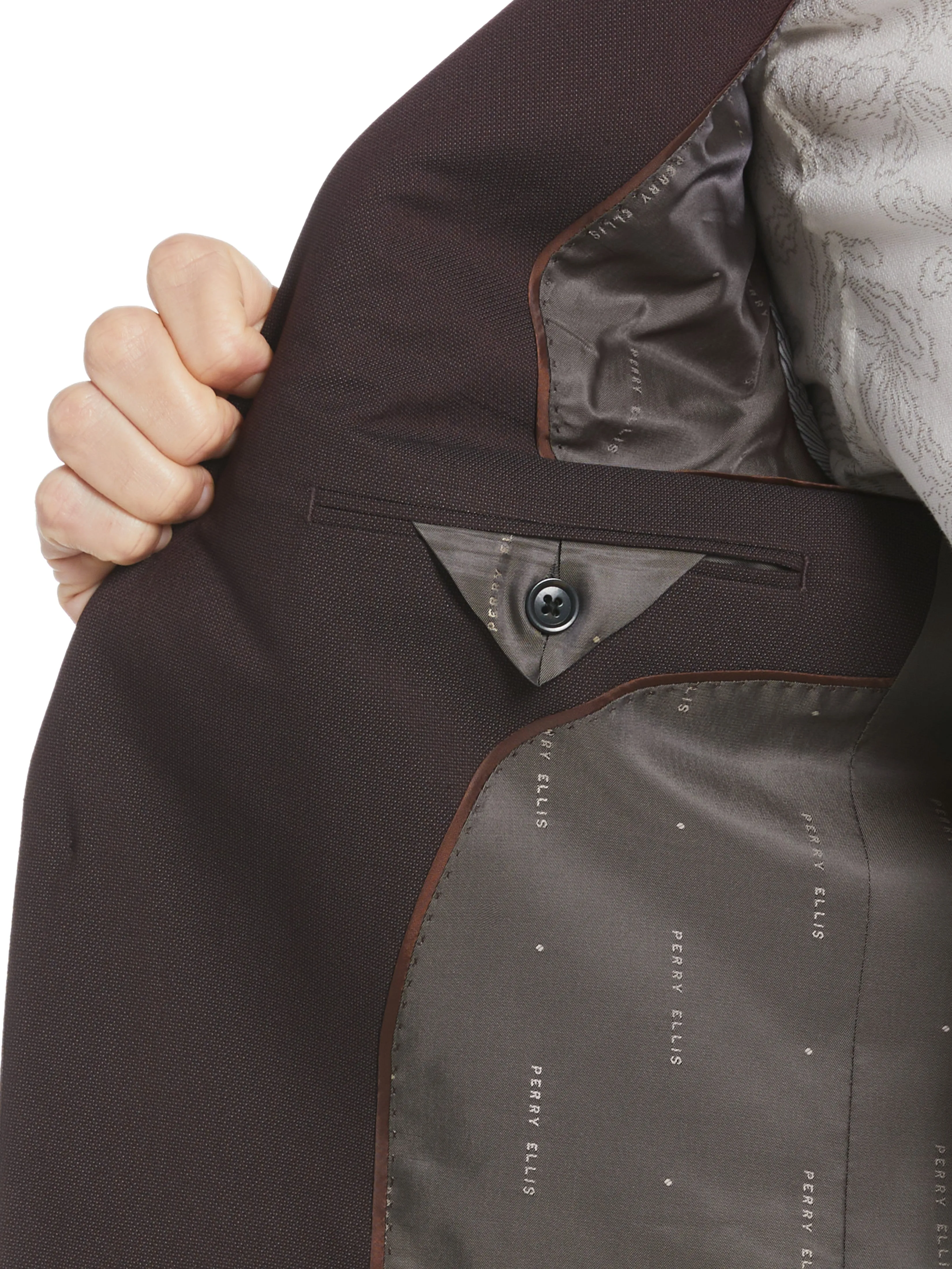 Slim Fit Stretch Washable Suit Jacket sold by Perry Ellis product image thumbnail 2