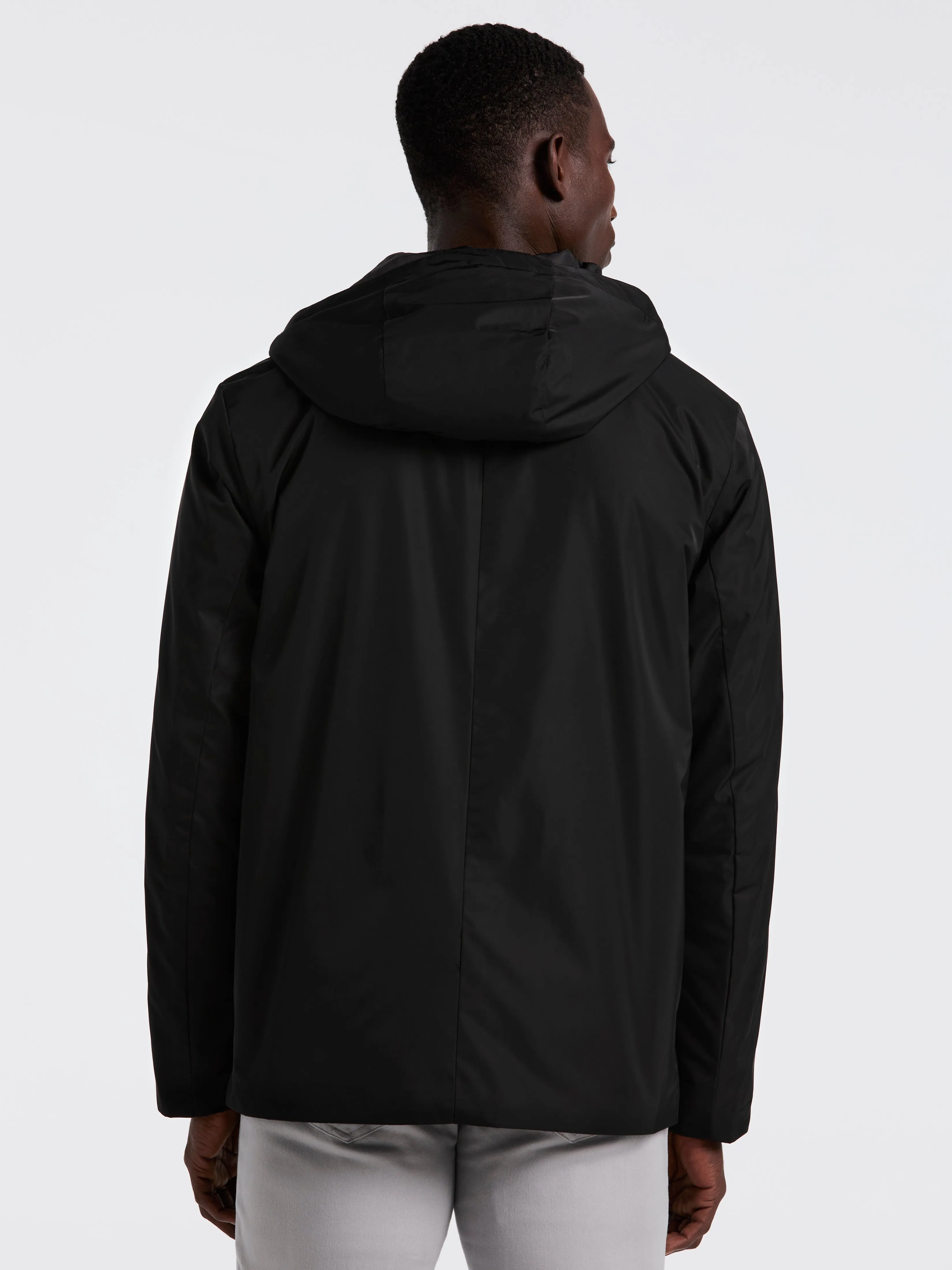 Plainweave Insulated Hooded Jacket sold by Perry Ellis product image thumbnail 4