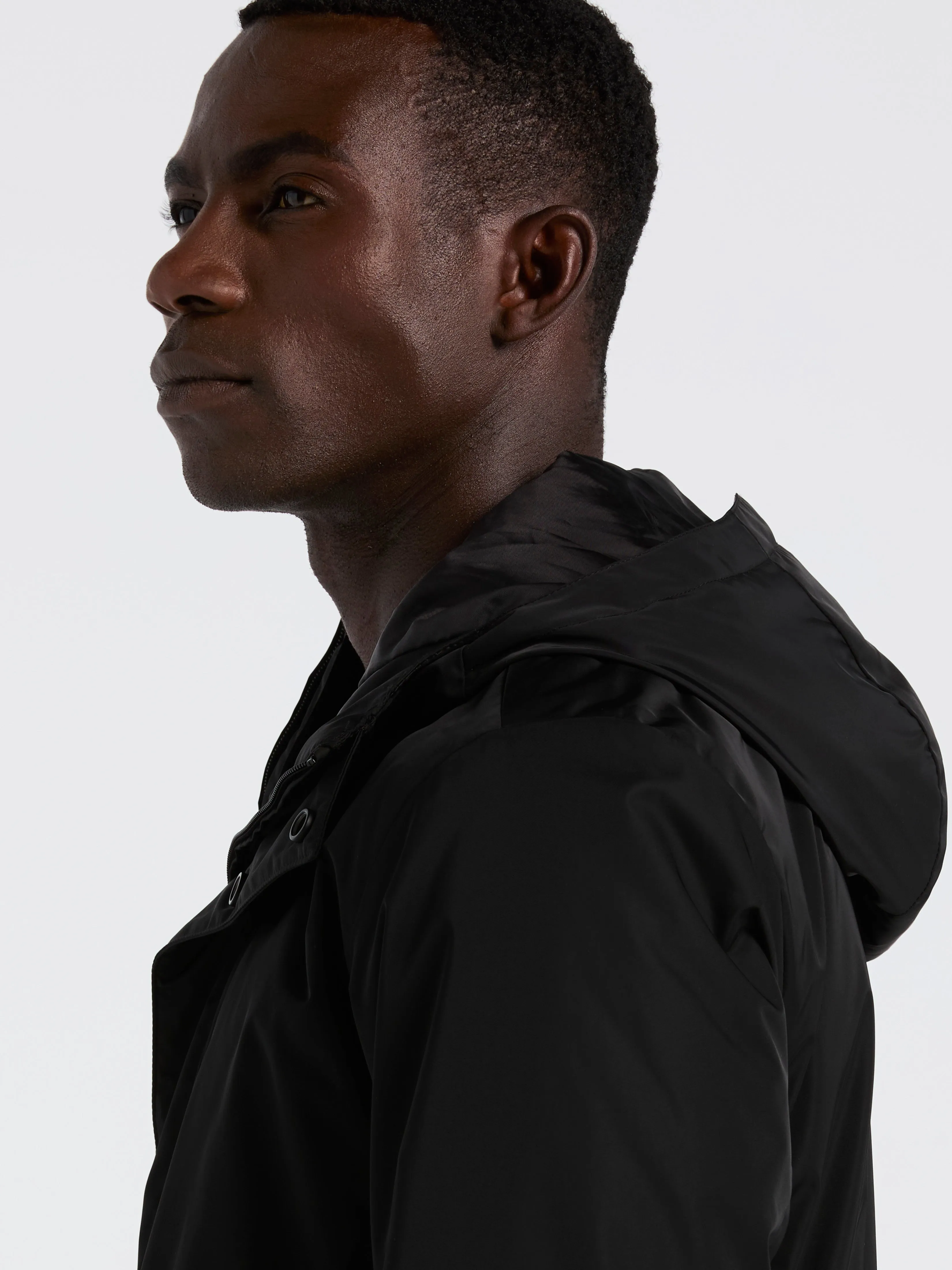 Plainweave Insulated Hooded Jacket sold by Perry Ellis product image thumbnail 3