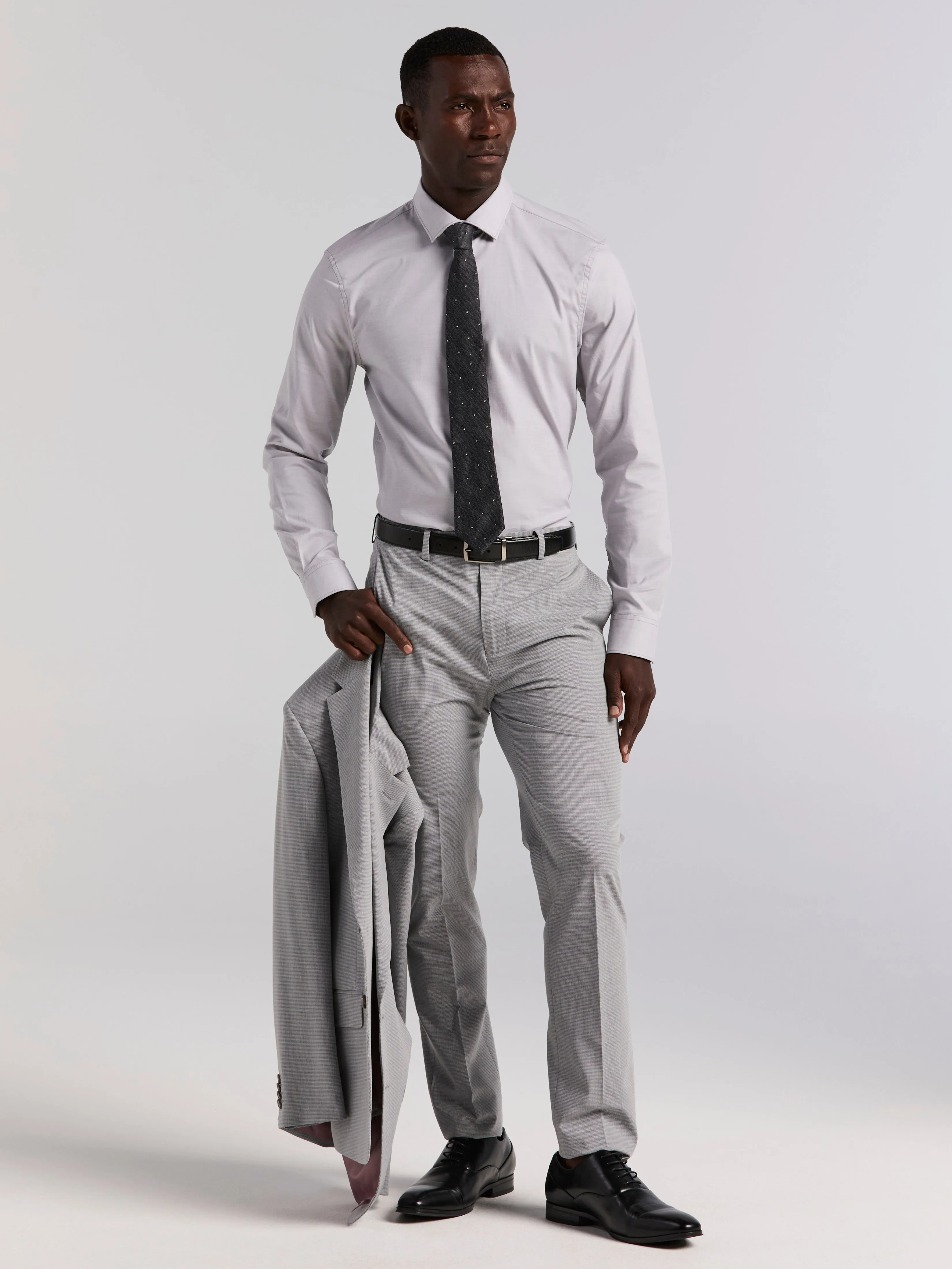 Slim Fit Mini Grid Pattern Suit Pant sold by Perry Ellis product image thumbnail 3