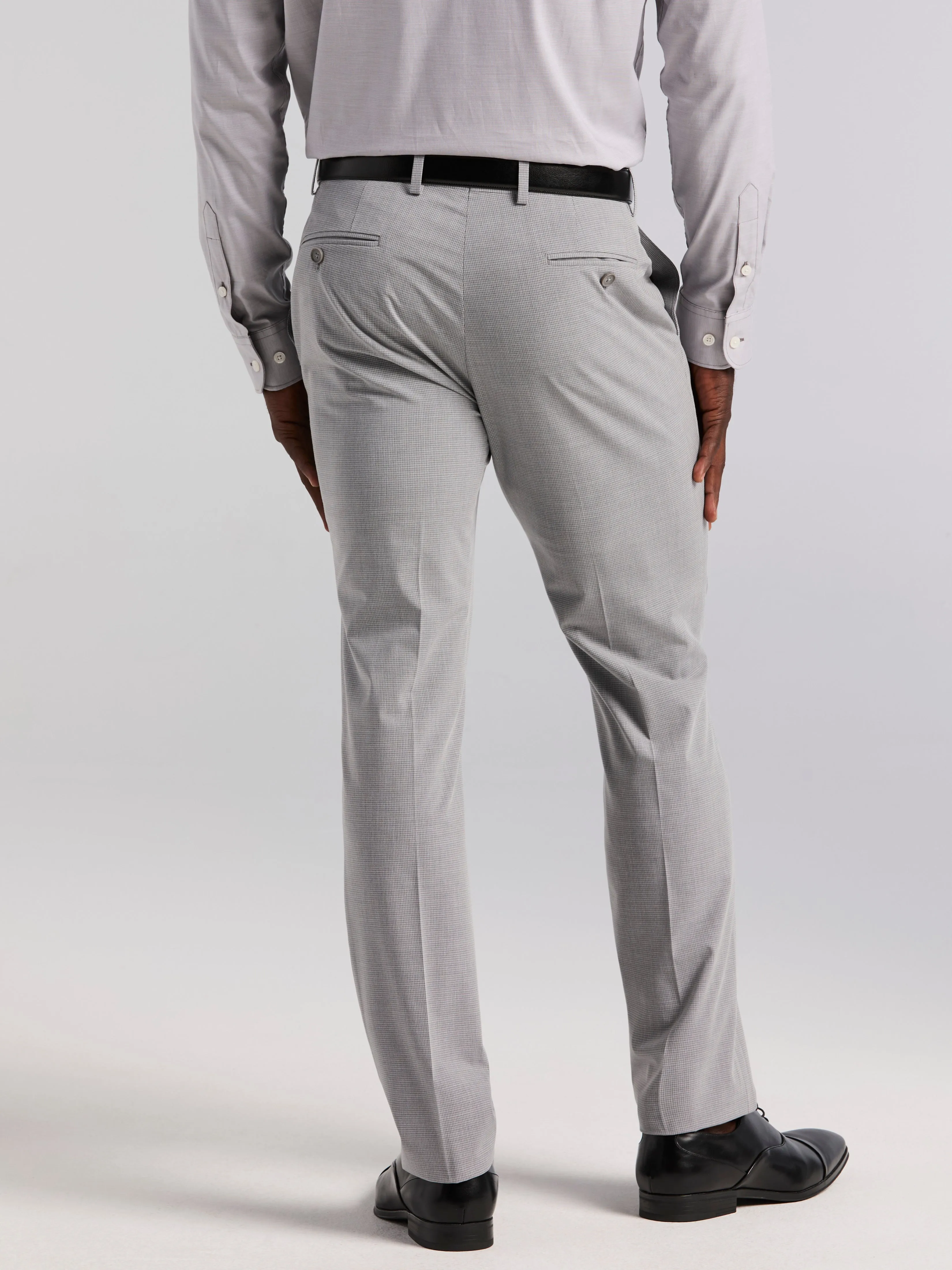 Slim Fit Mini Grid Pattern Suit Pant sold by Perry Ellis product image thumbnail 5