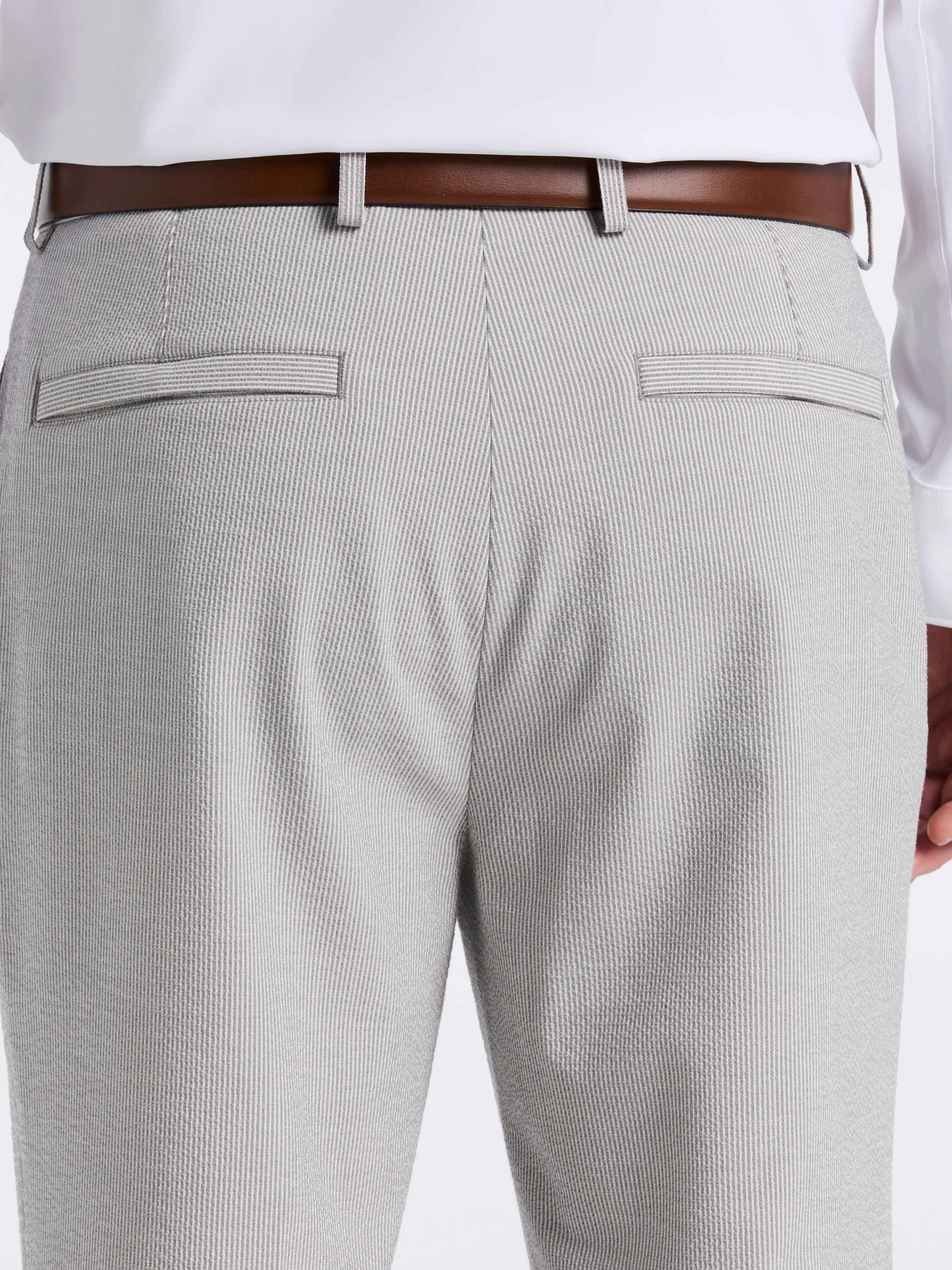 Slim Fit Seersucker Stripe Suit Pant sold by Perry Ellis product image thumbnail 4