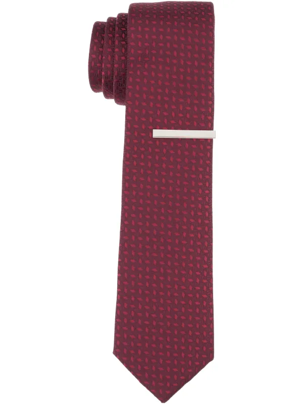 Piven Geo Solid Slim Tie sold by Perry Ellis