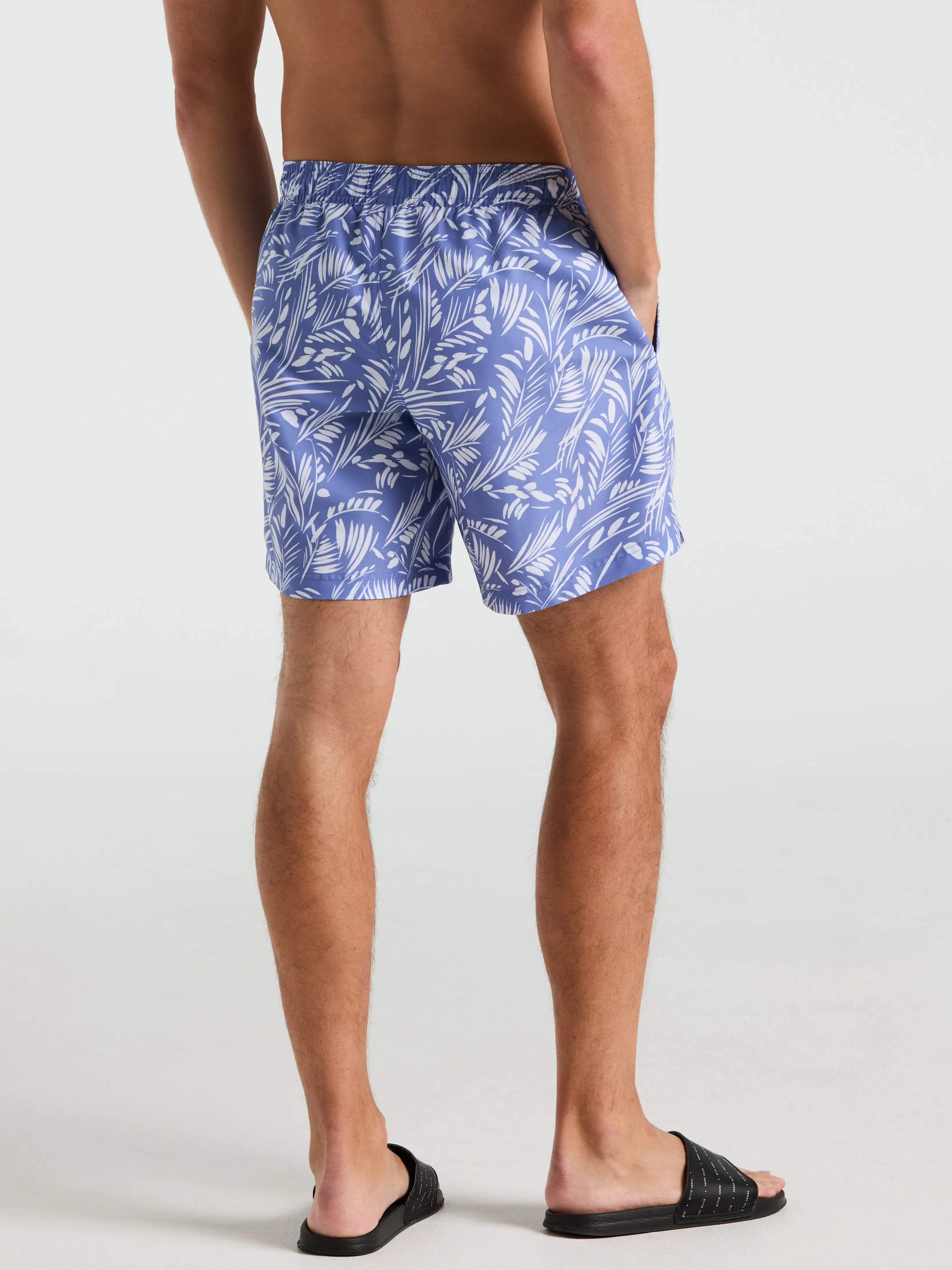 7" Leaf Print Swim Short sold by Perry Ellis