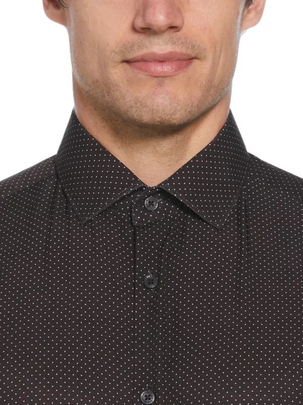 Slim Fit Total Stretch Dot Dress Shirt sold by Perry Ellis