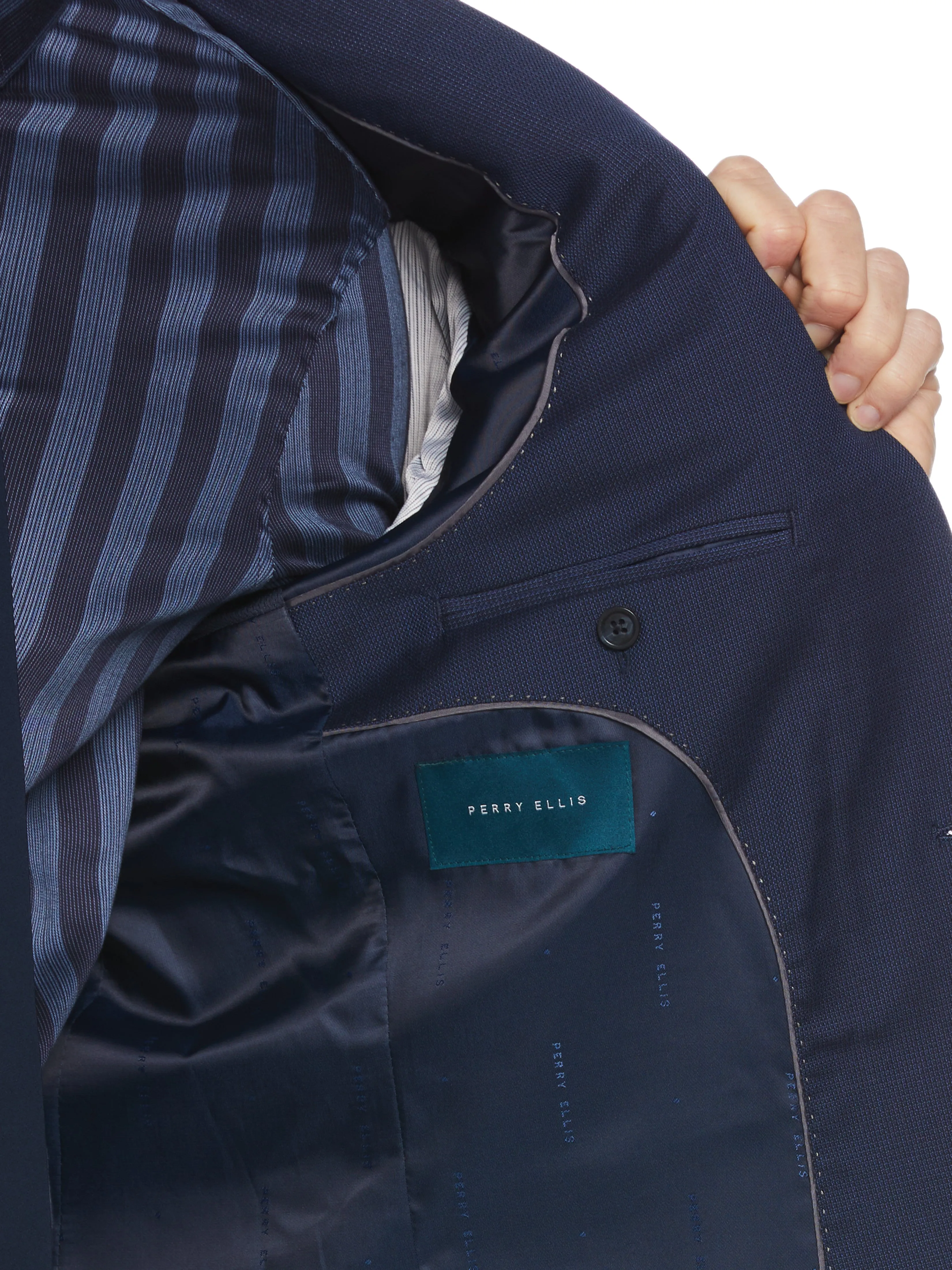 Machine Washable Suit Jacket sold by Perry Ellis product image thumbnail 3