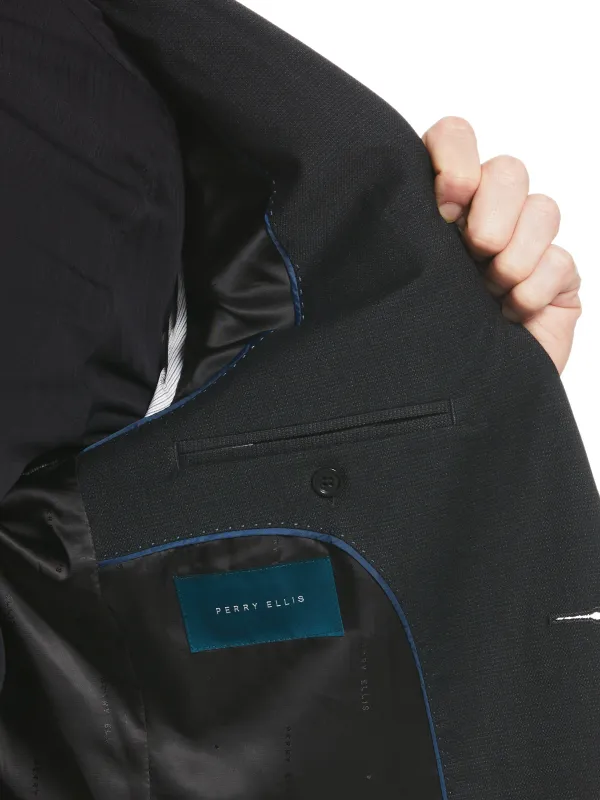 Machine Washable Textured Suit Jacket sold by Perry Ellis