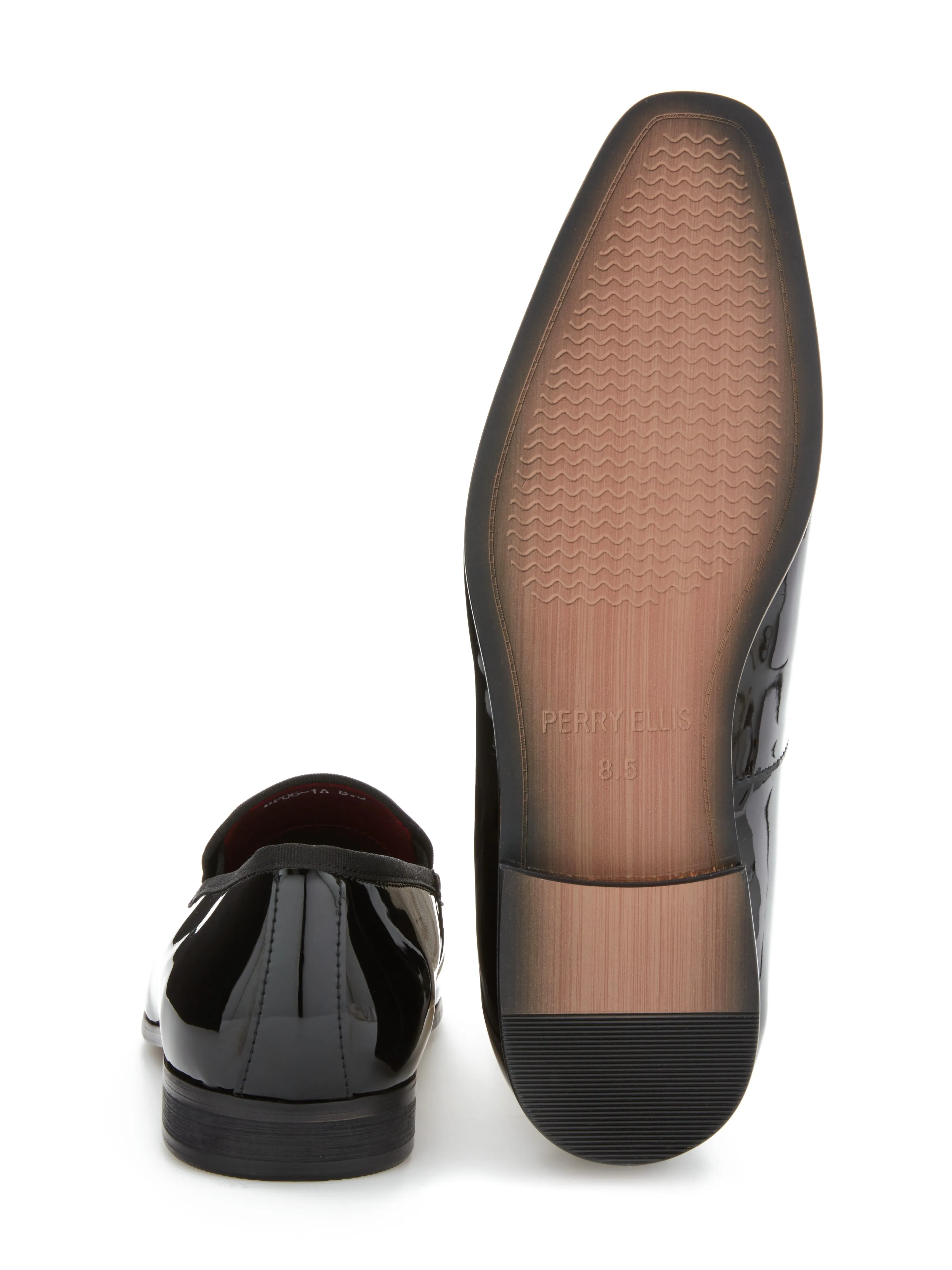 Patent Leather Slip-On Shoes sold by Perry Ellis product image thumbnail 3