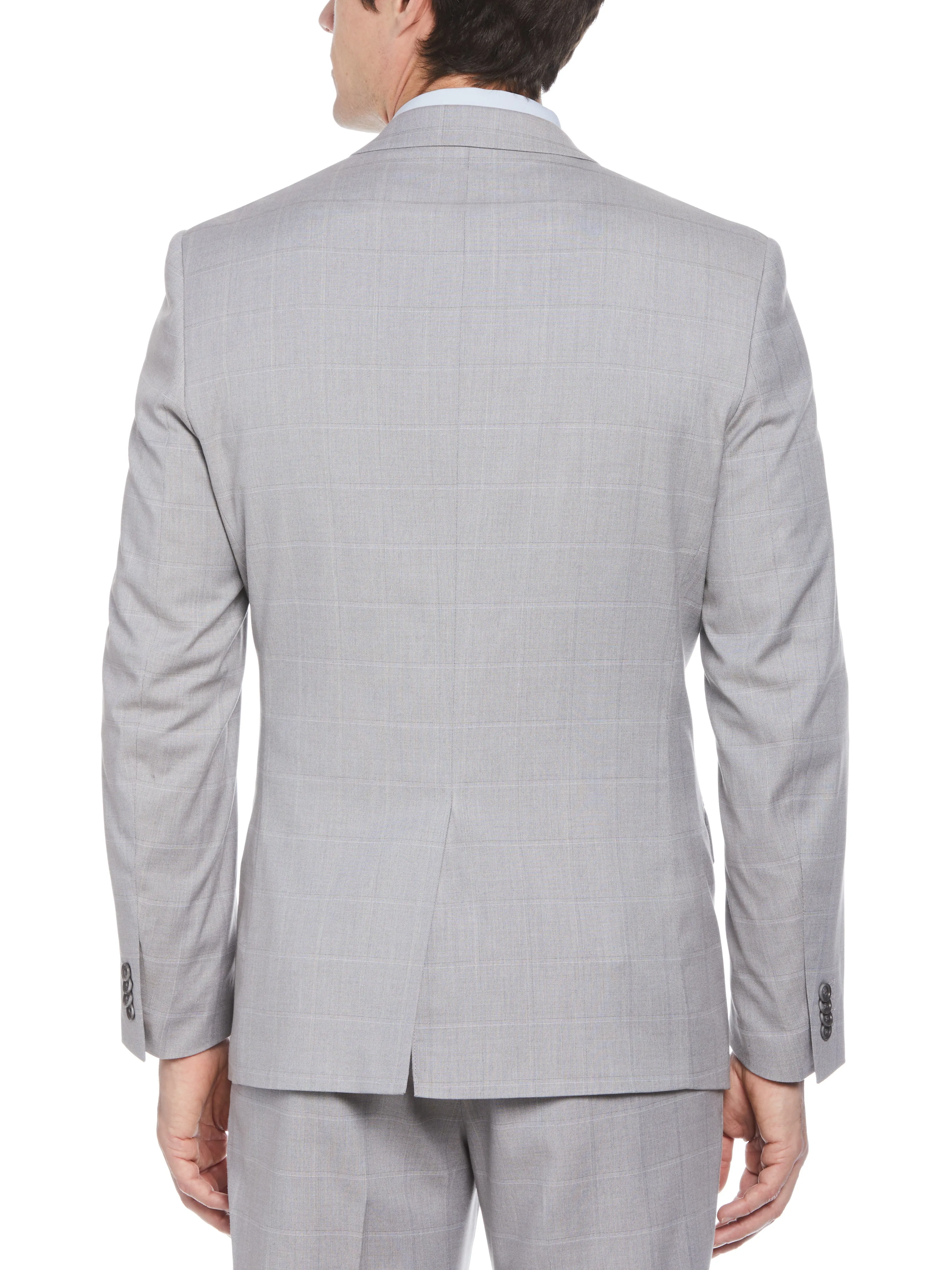 Windowpane Plaid Suit Jacket sold by Perry Ellis product image thumbnail 2