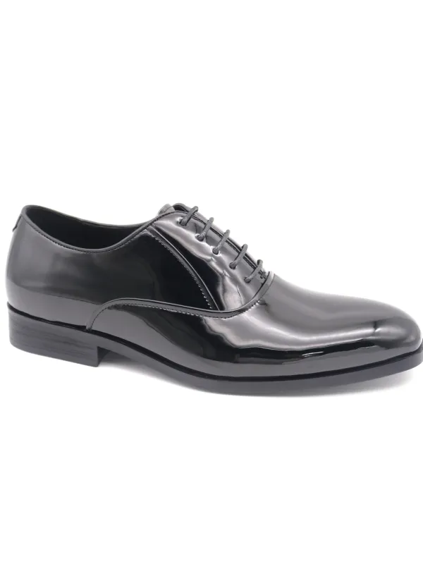 Faux Leather Oxford Patent Shoe sold by Perry Ellis