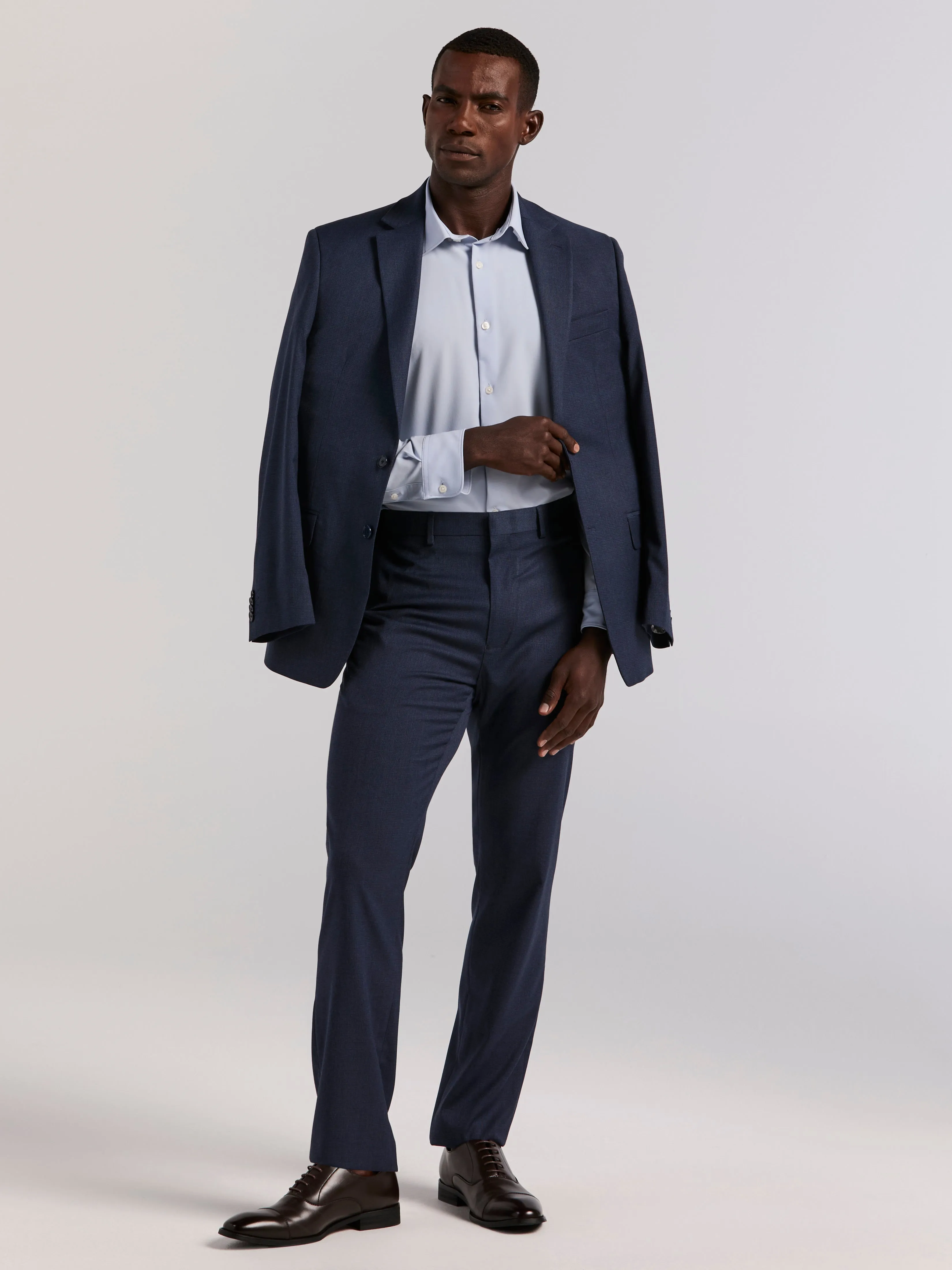 Slim Micro Print Suit Jacket sold by Perry Ellis product image thumbnail 5