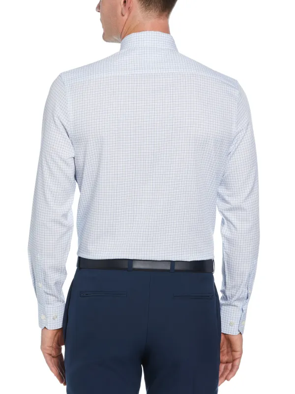 Slim Fit Button-Down Check Dress Shirt sold by Perry Ellis