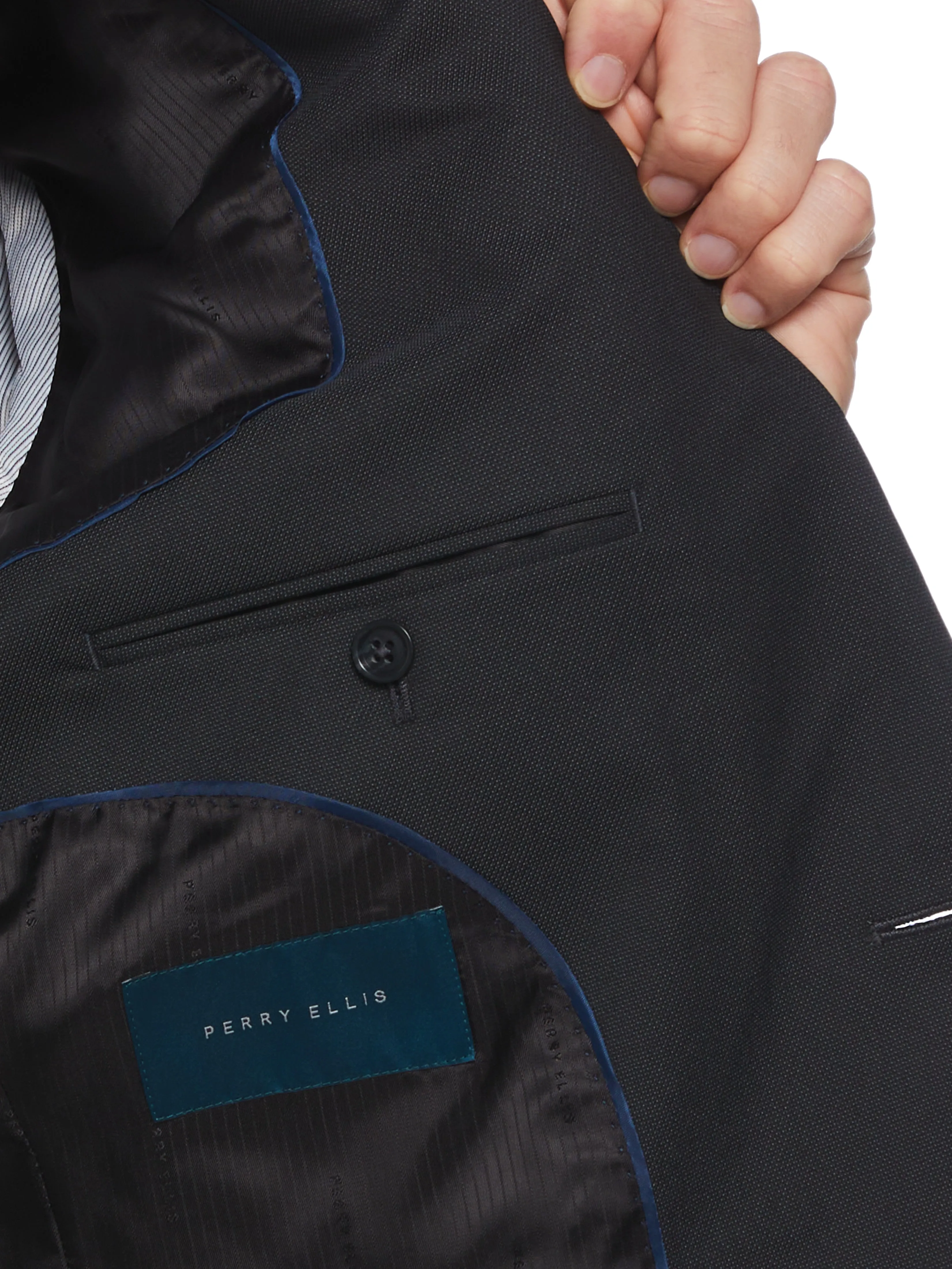 Slim Fit Stretch Washable Suit Jacket sold by Perry Ellis product image thumbnail 2